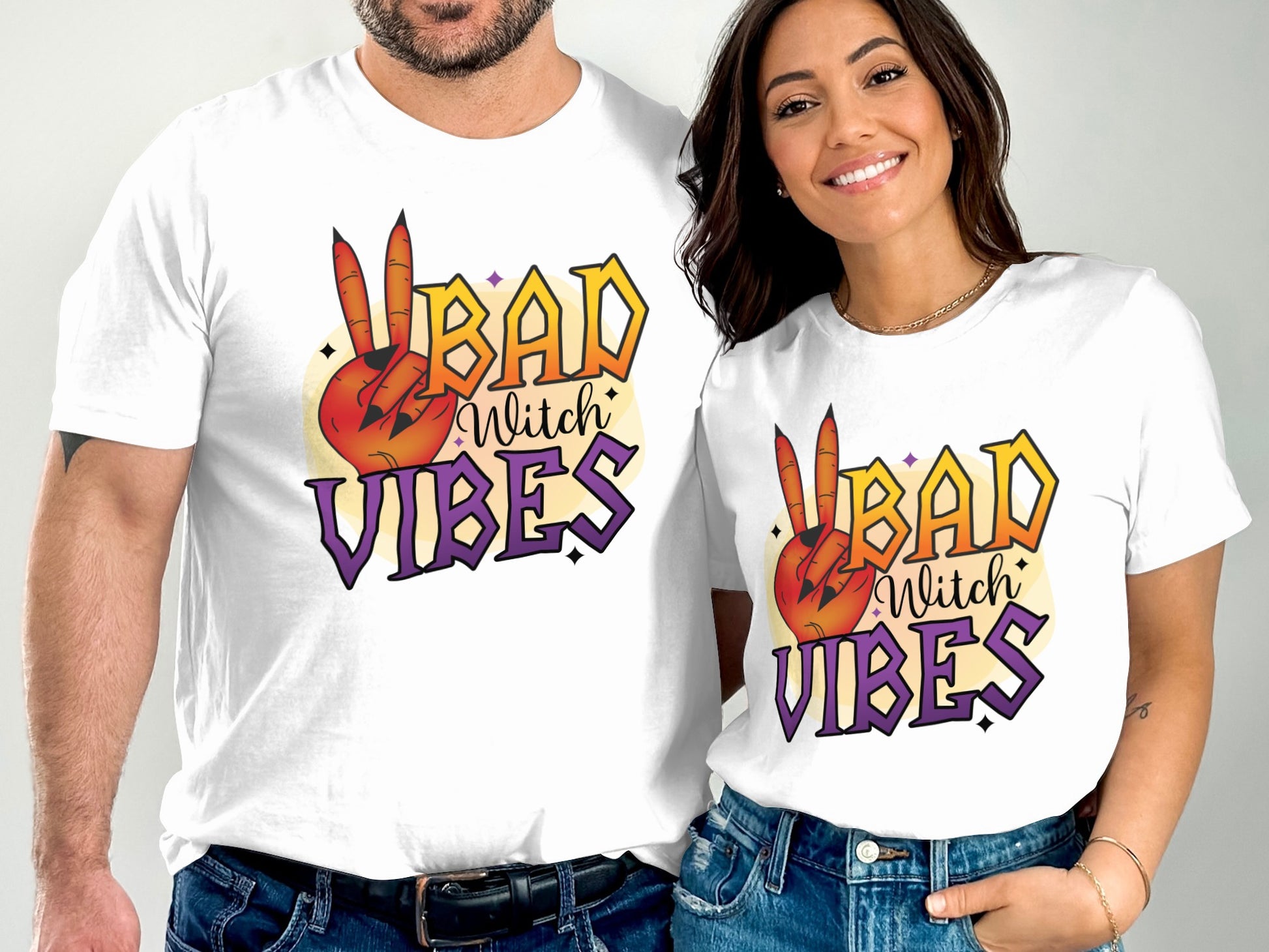 Bad Witch Vibes Graphic Tee Halloween Matching product