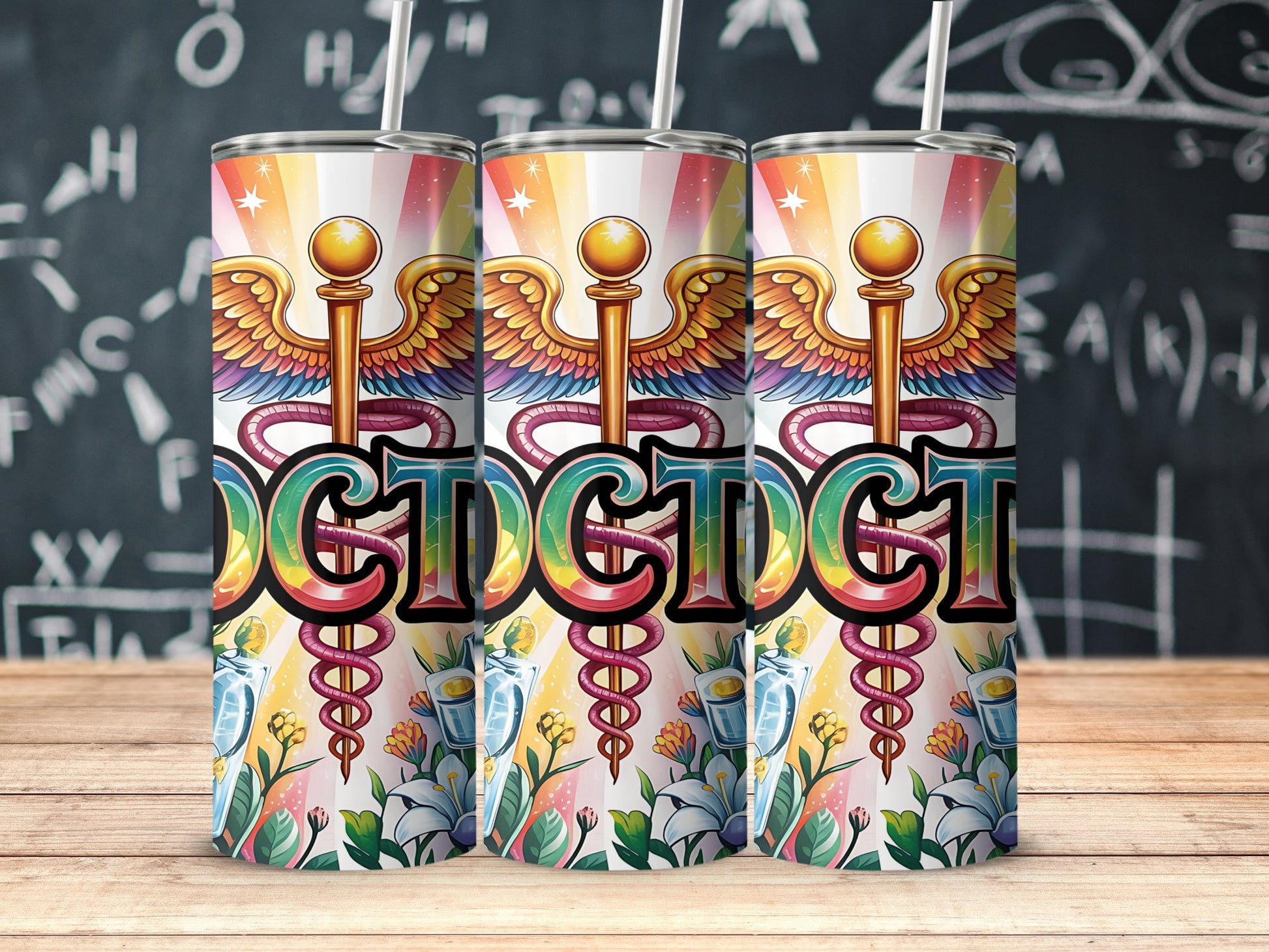 Colorful Medical Symbol Tumbler Drinkware product type