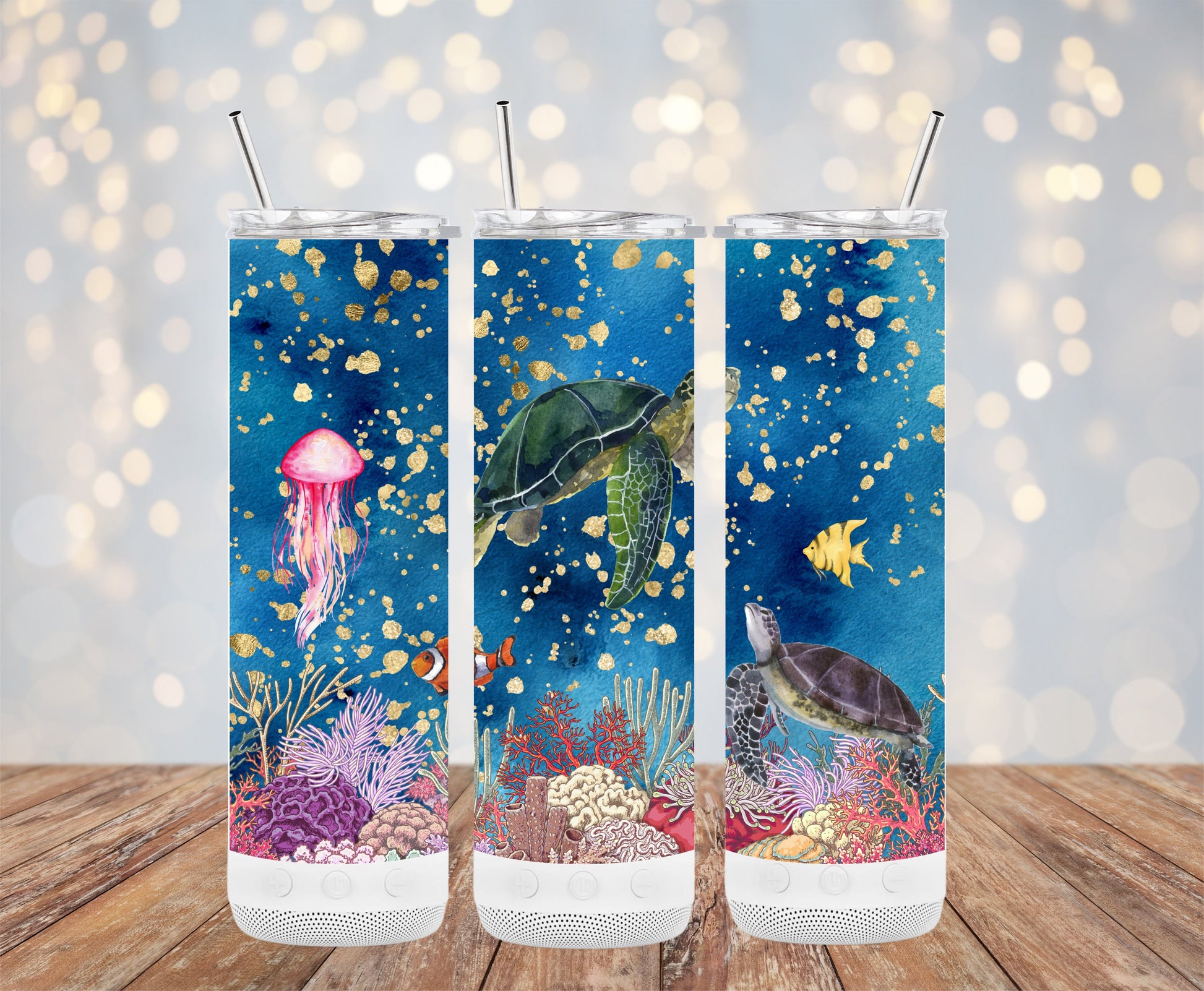 Colorful Marine Life Design Tumbler Drinkware product