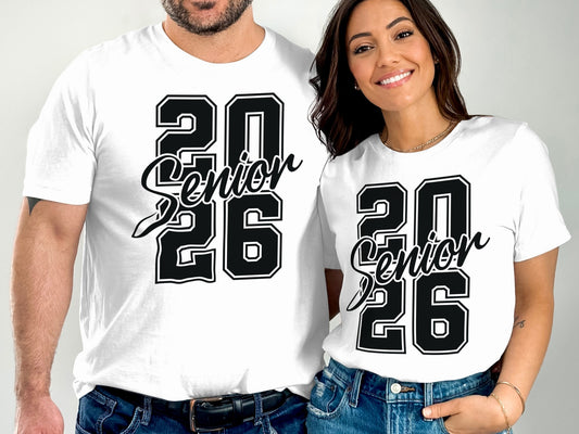2026 Senior Matching Couple T-Shirts product type