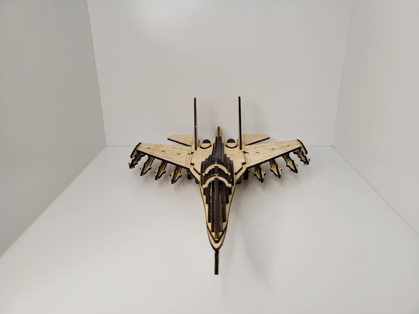 Intricate Wooden Airplane Model Kit for Enthusiasts