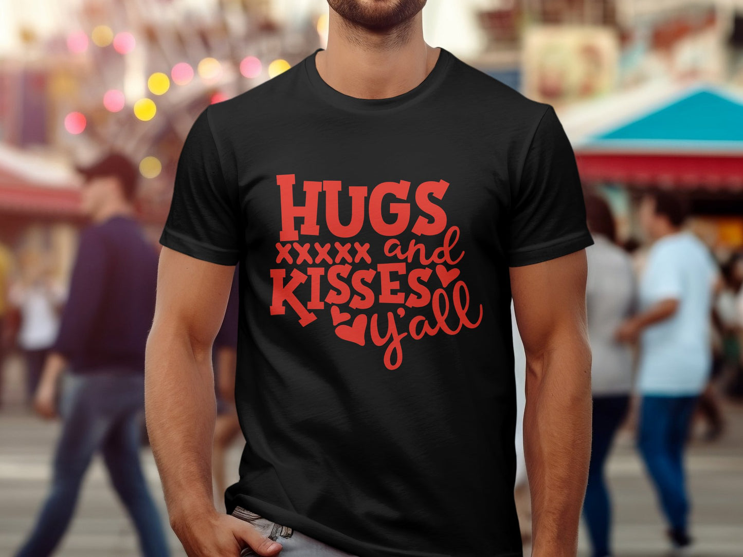 Hugs and Kisses Yall (Valentine T-shirt)