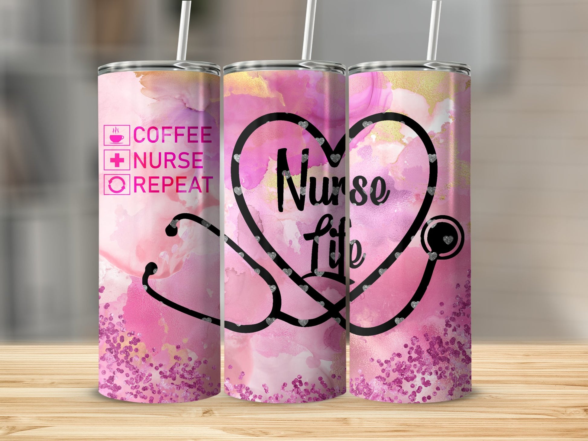 Nurse Life Coffee Nurse Repeat Tumblers product type