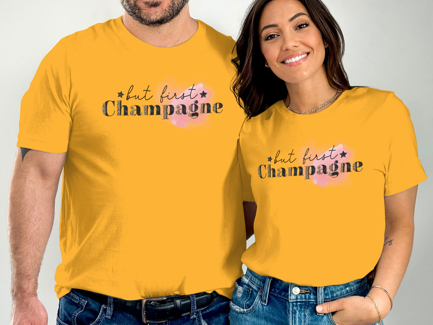 But First Champagne Graphic T-Shirt