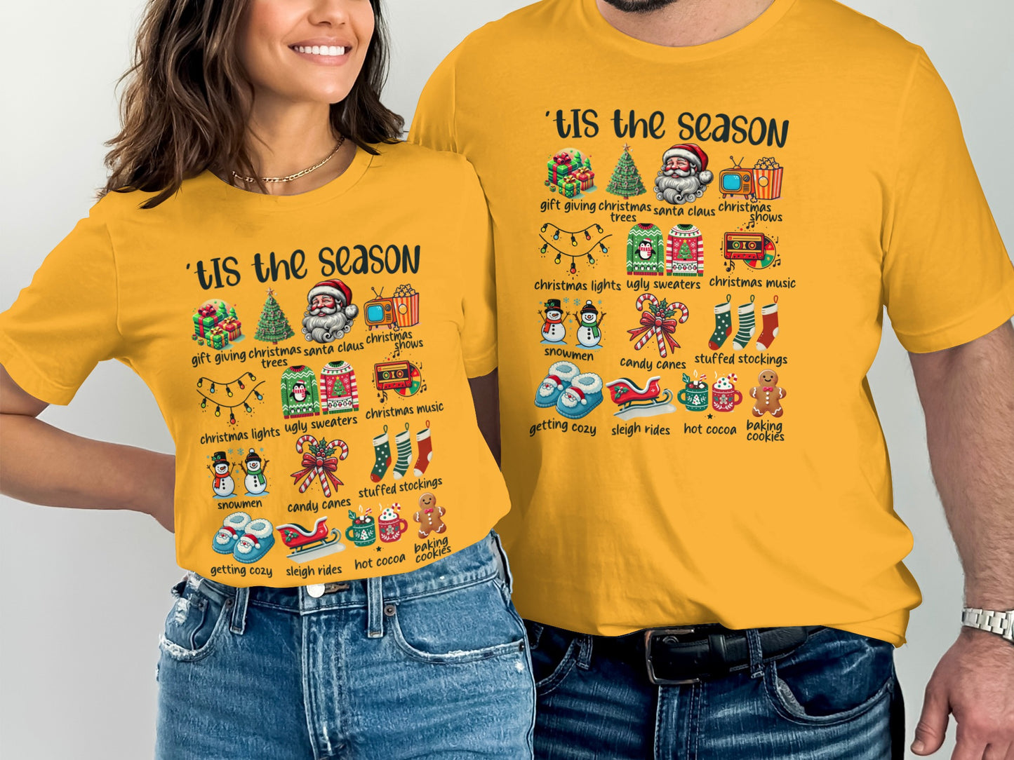 Tis The Season Christmas Graphic Tee