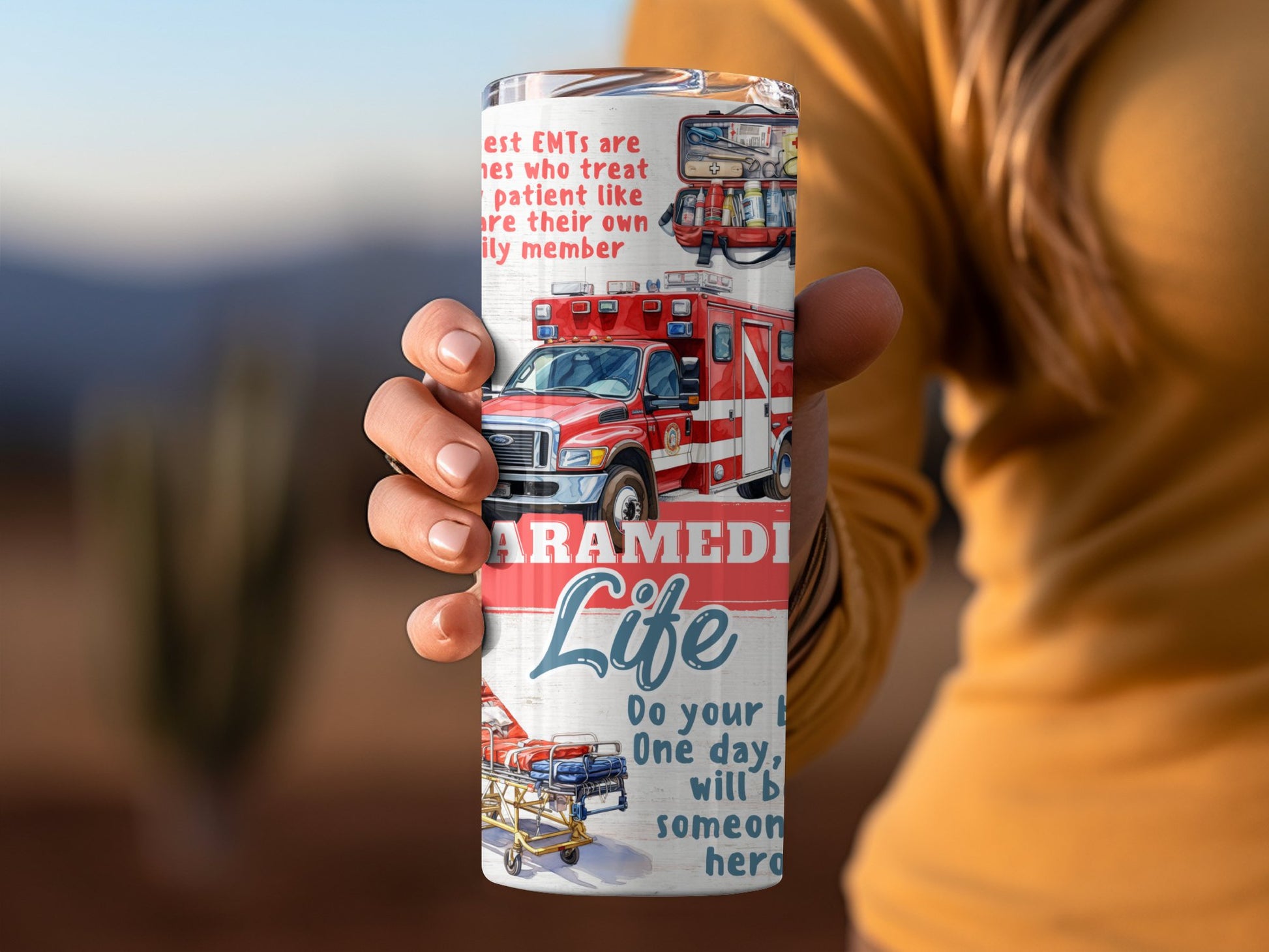 Paramedic Life Motivational Stainless Steel Tumbler product