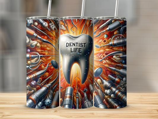 Dentist Life Artistic Tumbler Essential for Dentist product