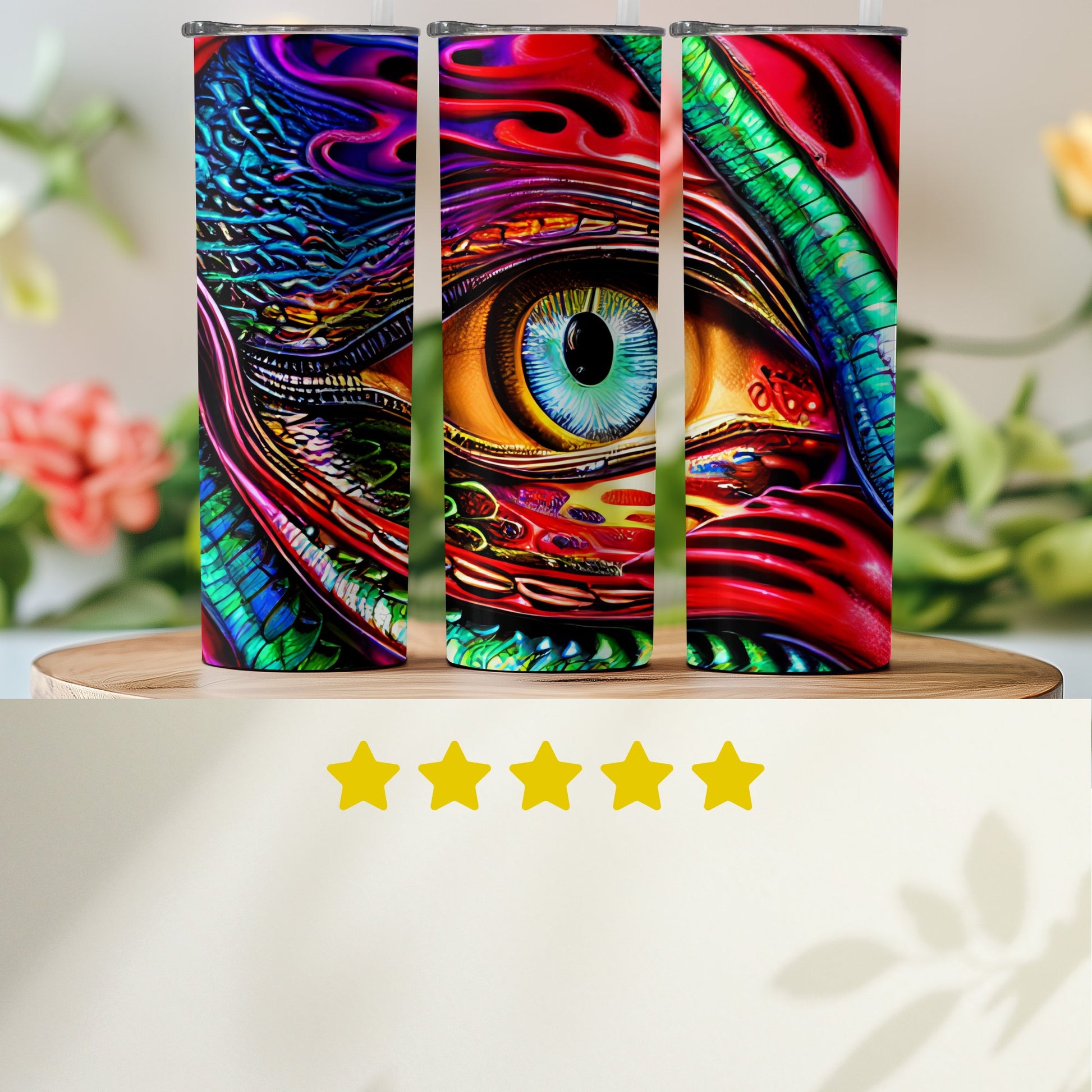 Vibrant Artistic Eye Thermal Insulated Cup Collection product type
