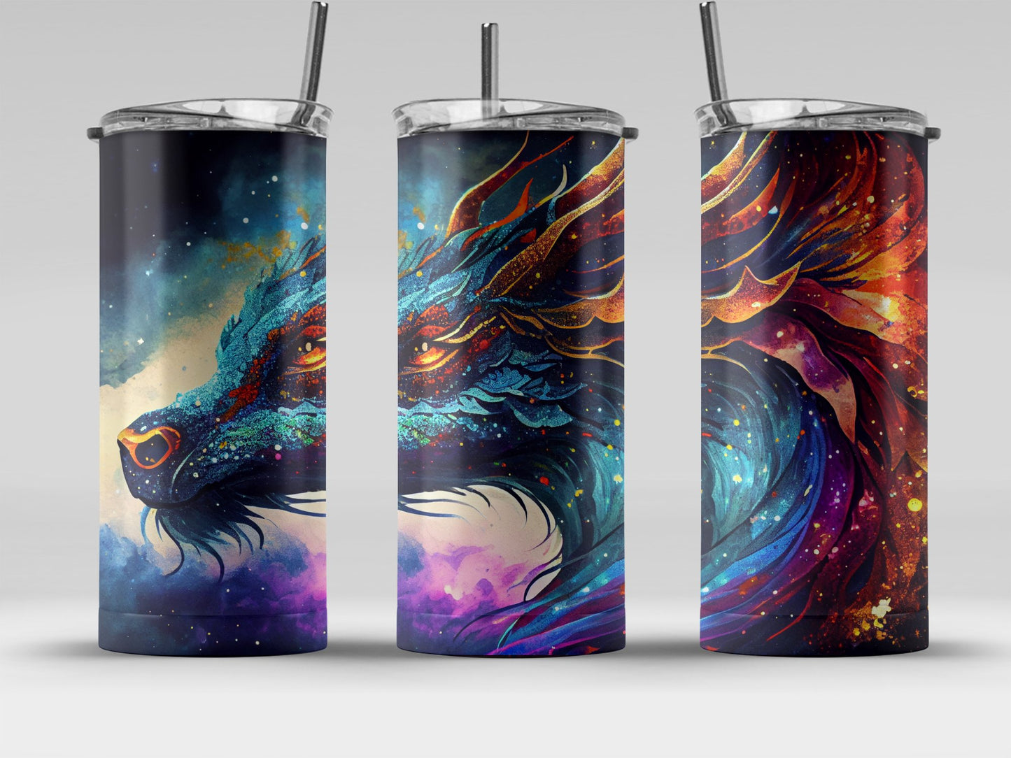 Colorful Dragon Artwork Insulated Tumbler product type