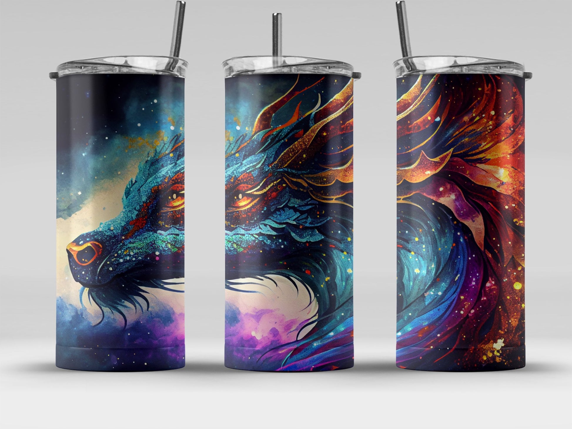 Colorful Dragon Artwork Insulated Tumbler product type