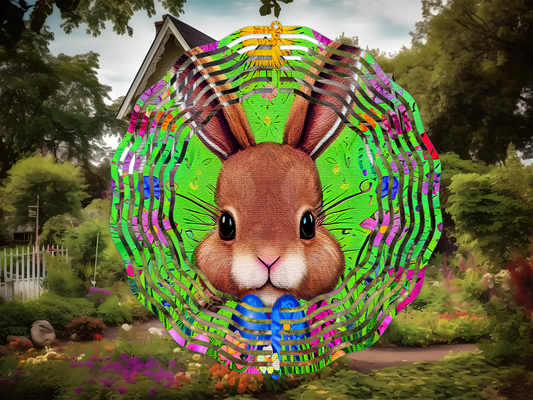 Easter Bunny 5 Wind Spinner