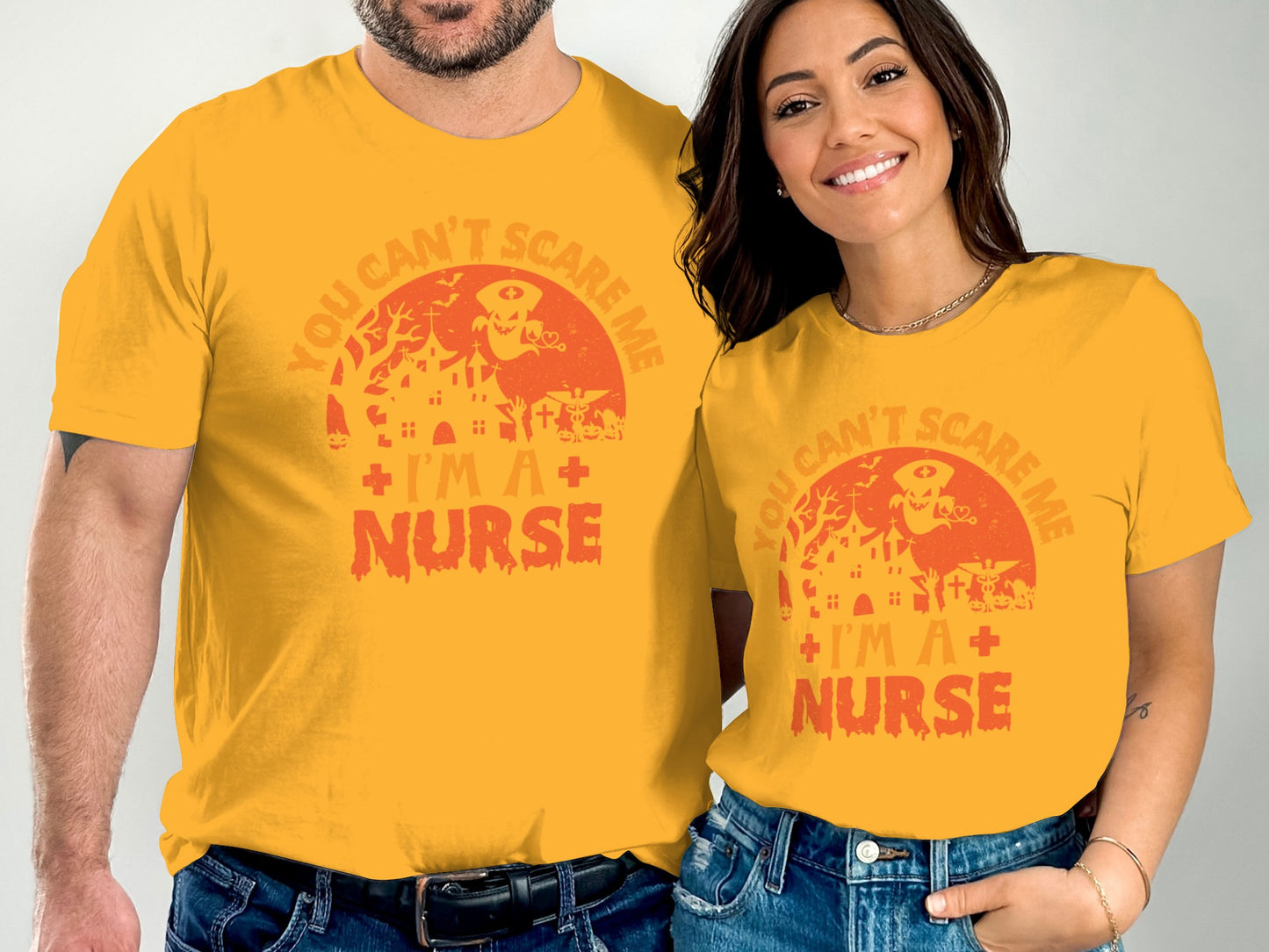 You Can't Scare Me I'm A Nurse Halloween Shirt product