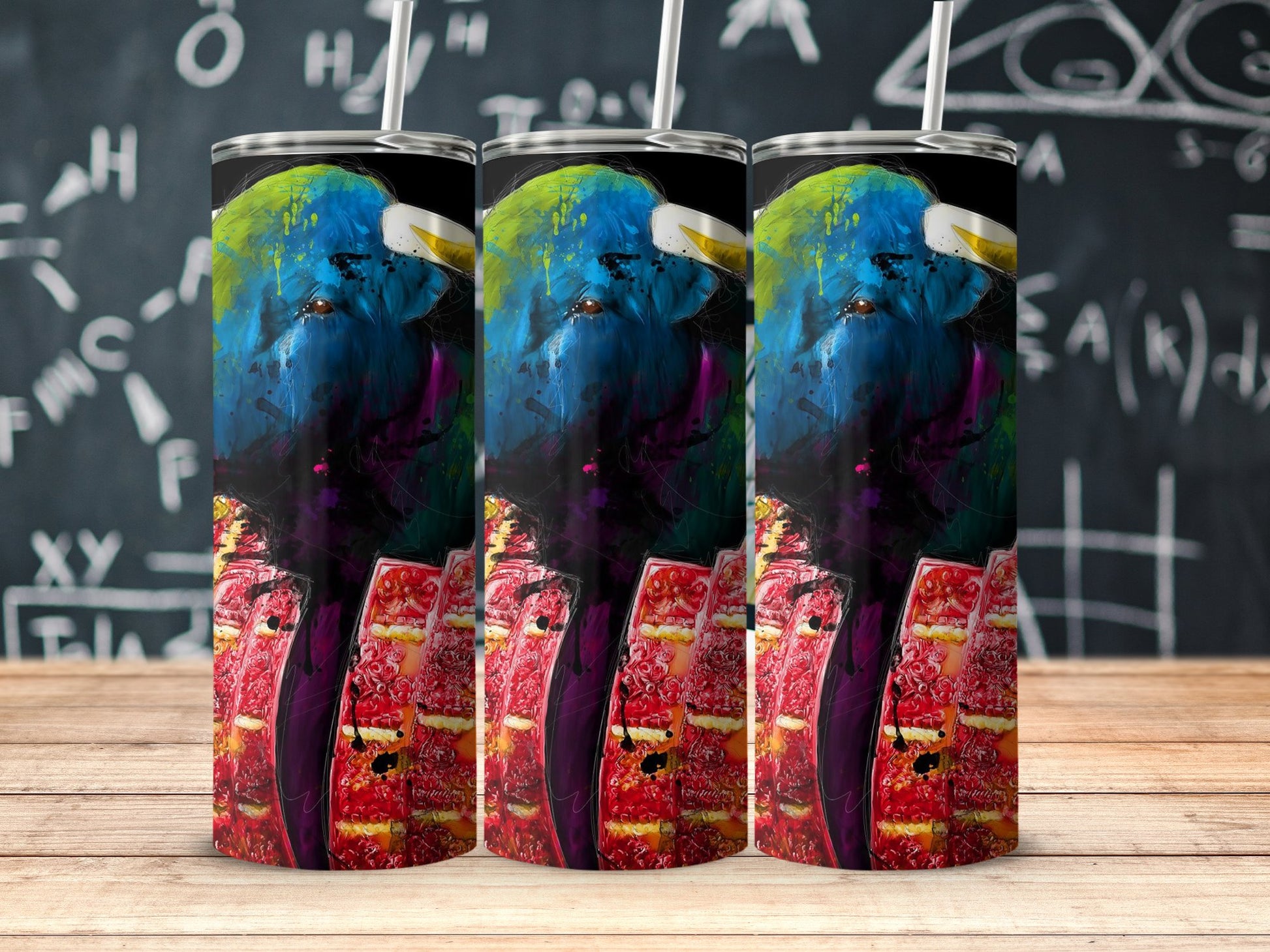 Colorful Parrot Design Stainless Steel Tumbler product type