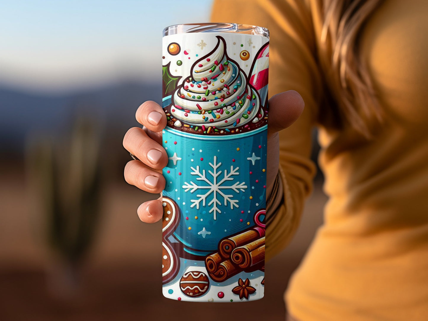 Festive Winter Holiday Design Insulated Tumbler product type