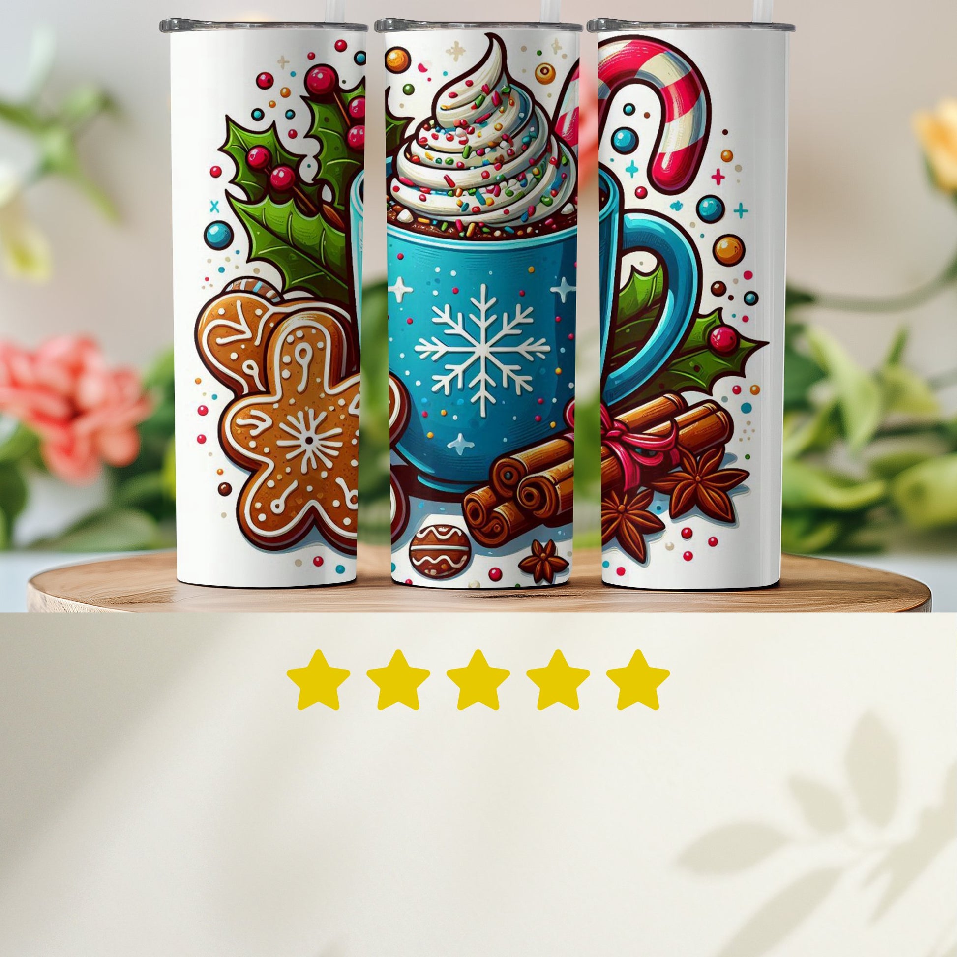 Festive Holiday-Themed Travel Mug Tumblers product type