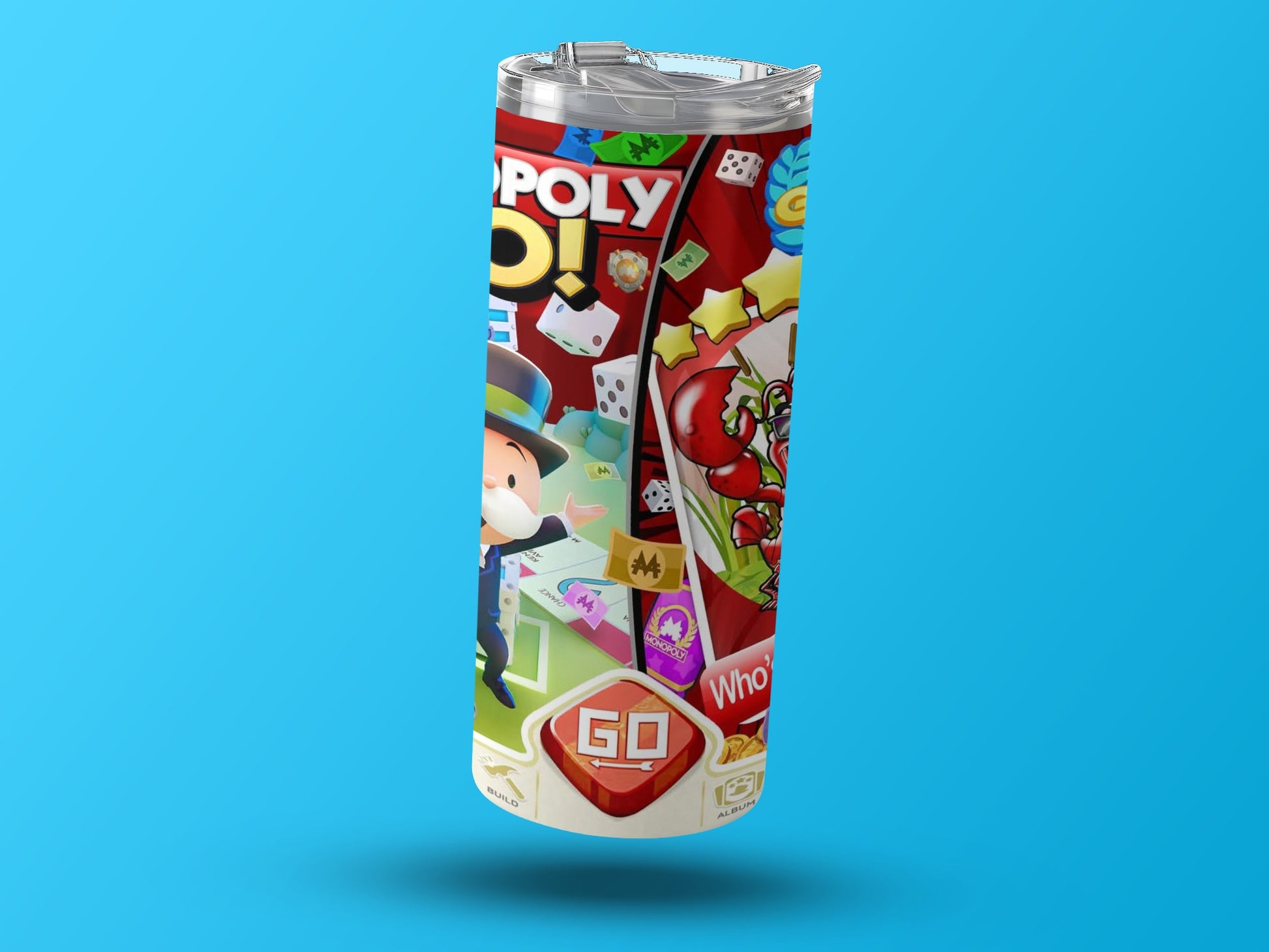 Exciting Monopoly GO Edition Beverage Travel Product