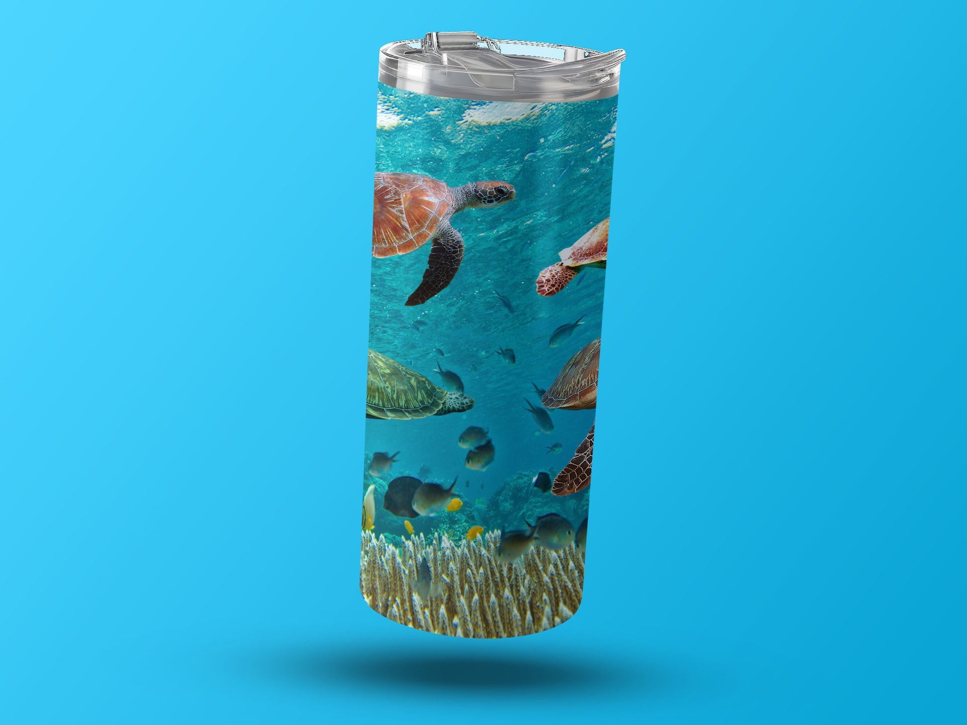 Colorful Sea Life Underwater Scene Tumbler product type