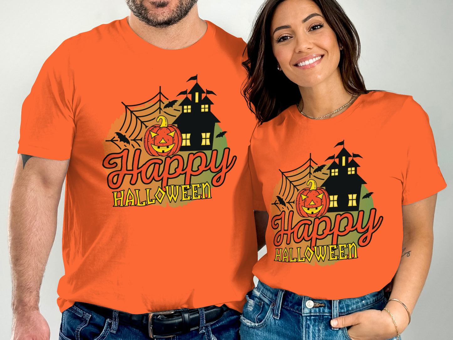 Happy Halloween Haunted House Graphic T-Shirt product