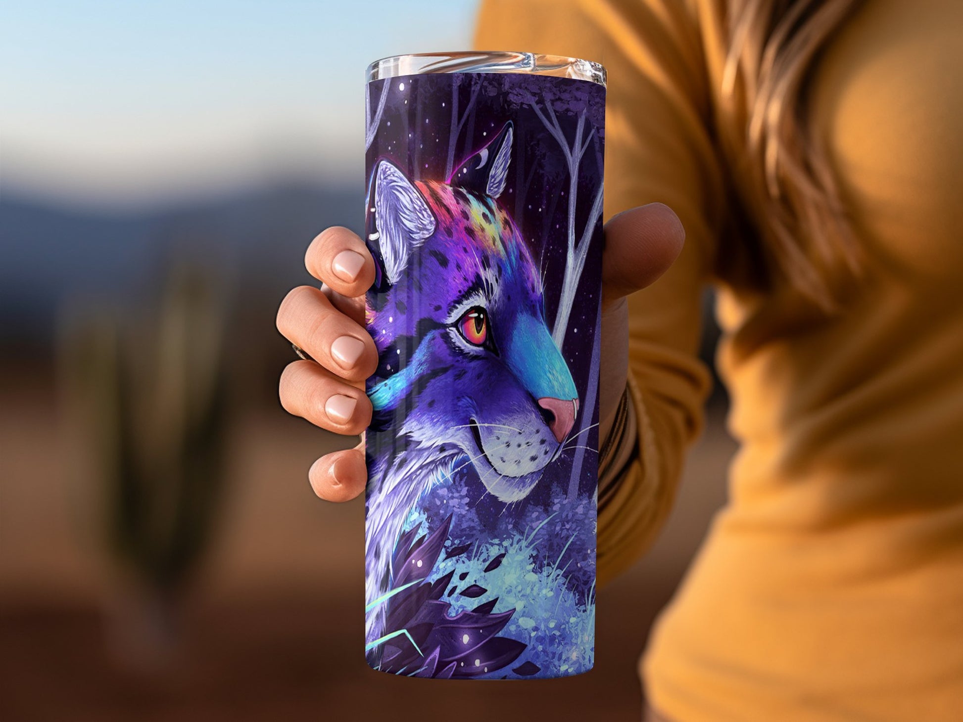 Beautiful Multicolor Abstract Art Tumbler Product