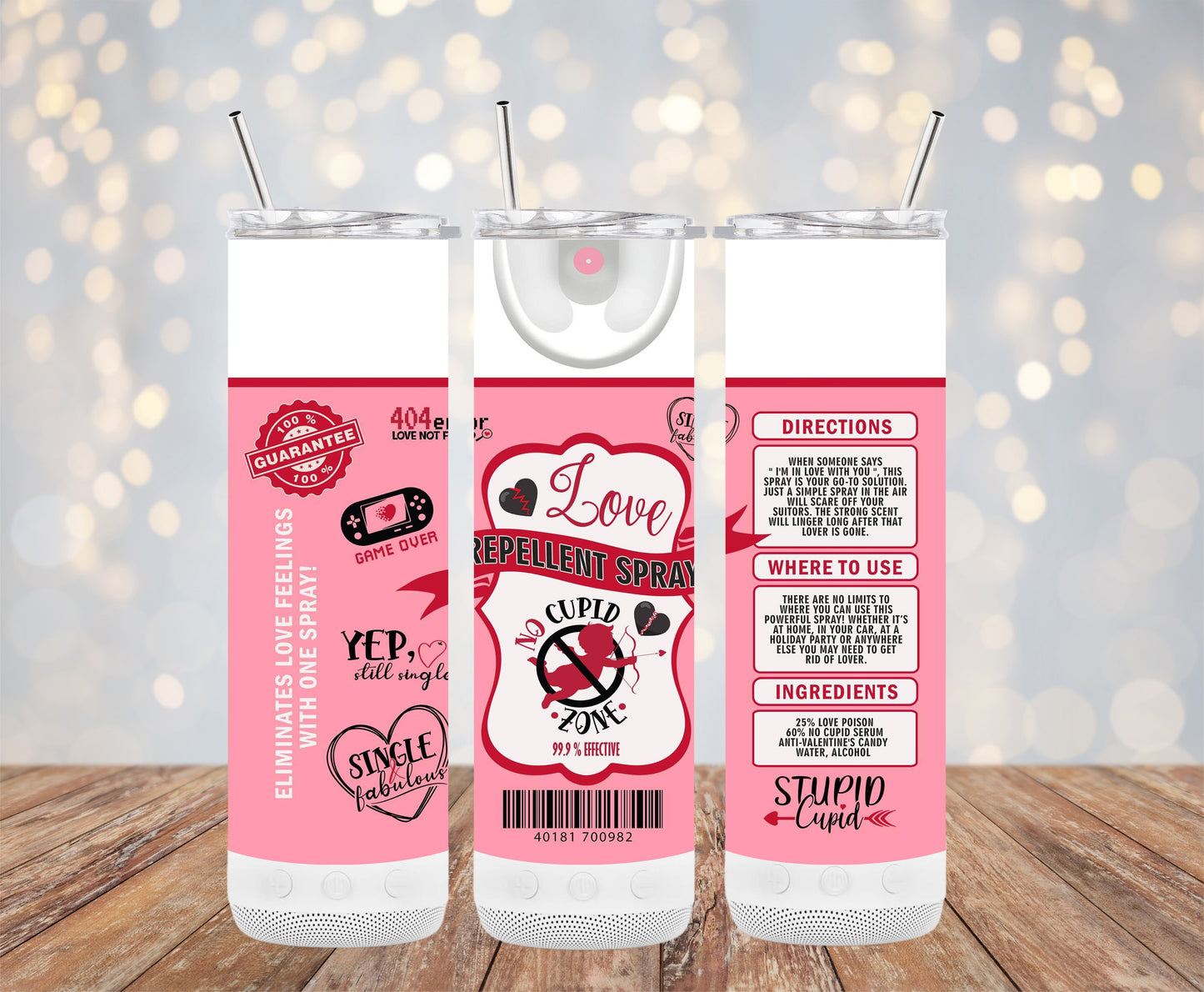 Love Repellent Spray (Valentine Tumbler)