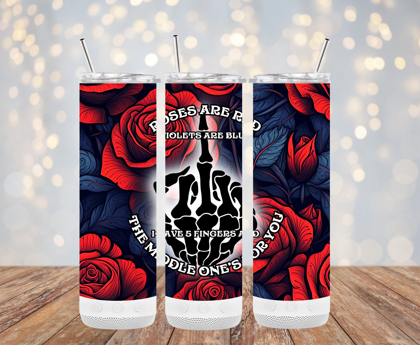 Roses are Red Violets are Blue (Valentine Tumbler)