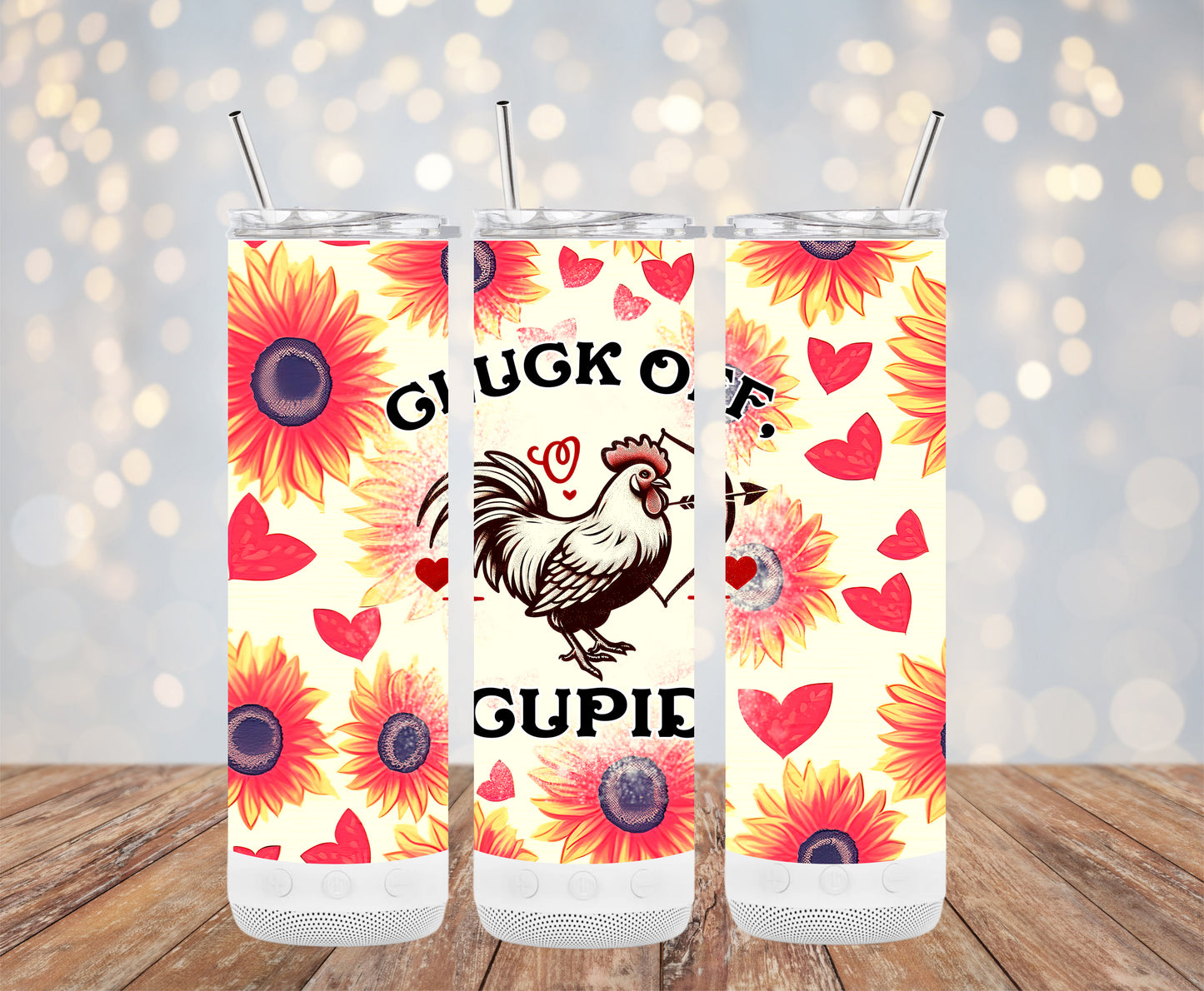 Cluck off Cupid (Valentine Tumbler)