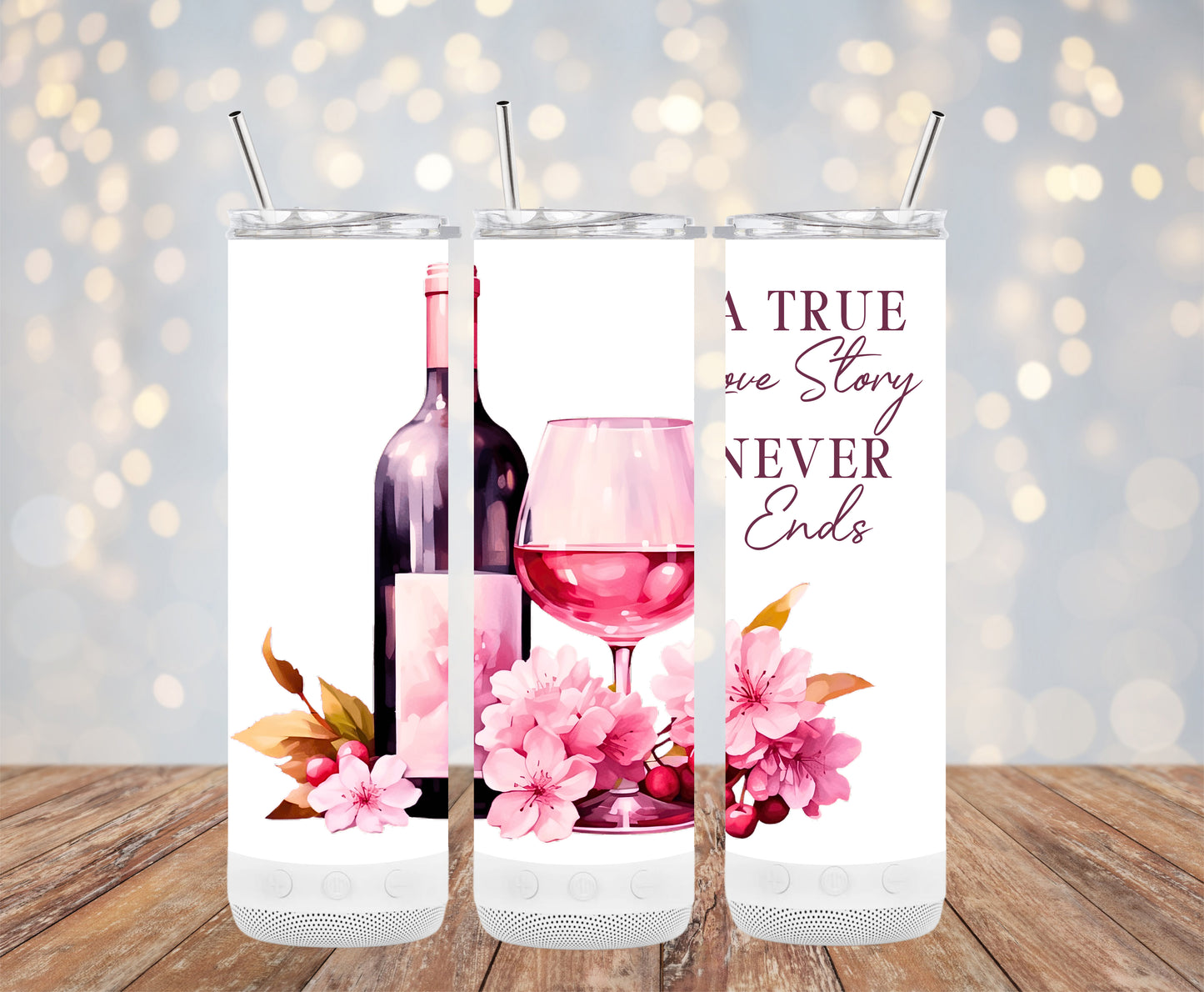 A True Love Story Never Ends (Valentine Tumbler)