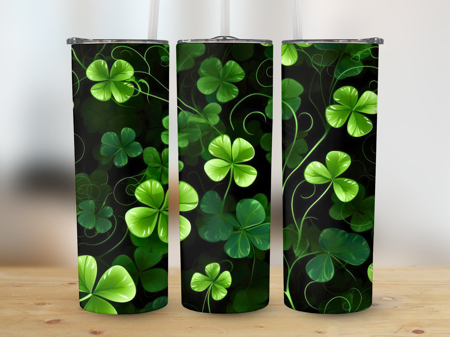 Four Leaf Clover  (St. Patrick's Tumbler)