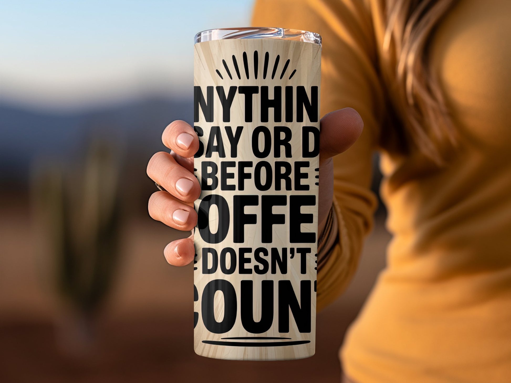 Anything Said Before Coffee Doesn't Count product type