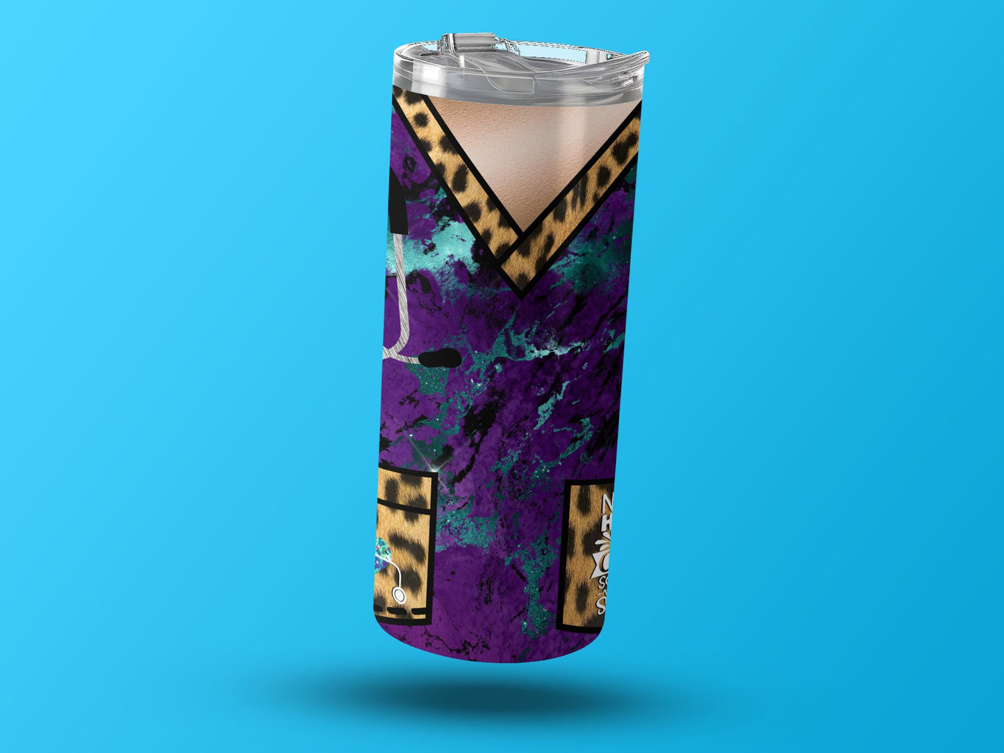Stylish Colorful Leopard Pattern Design Tumbler product