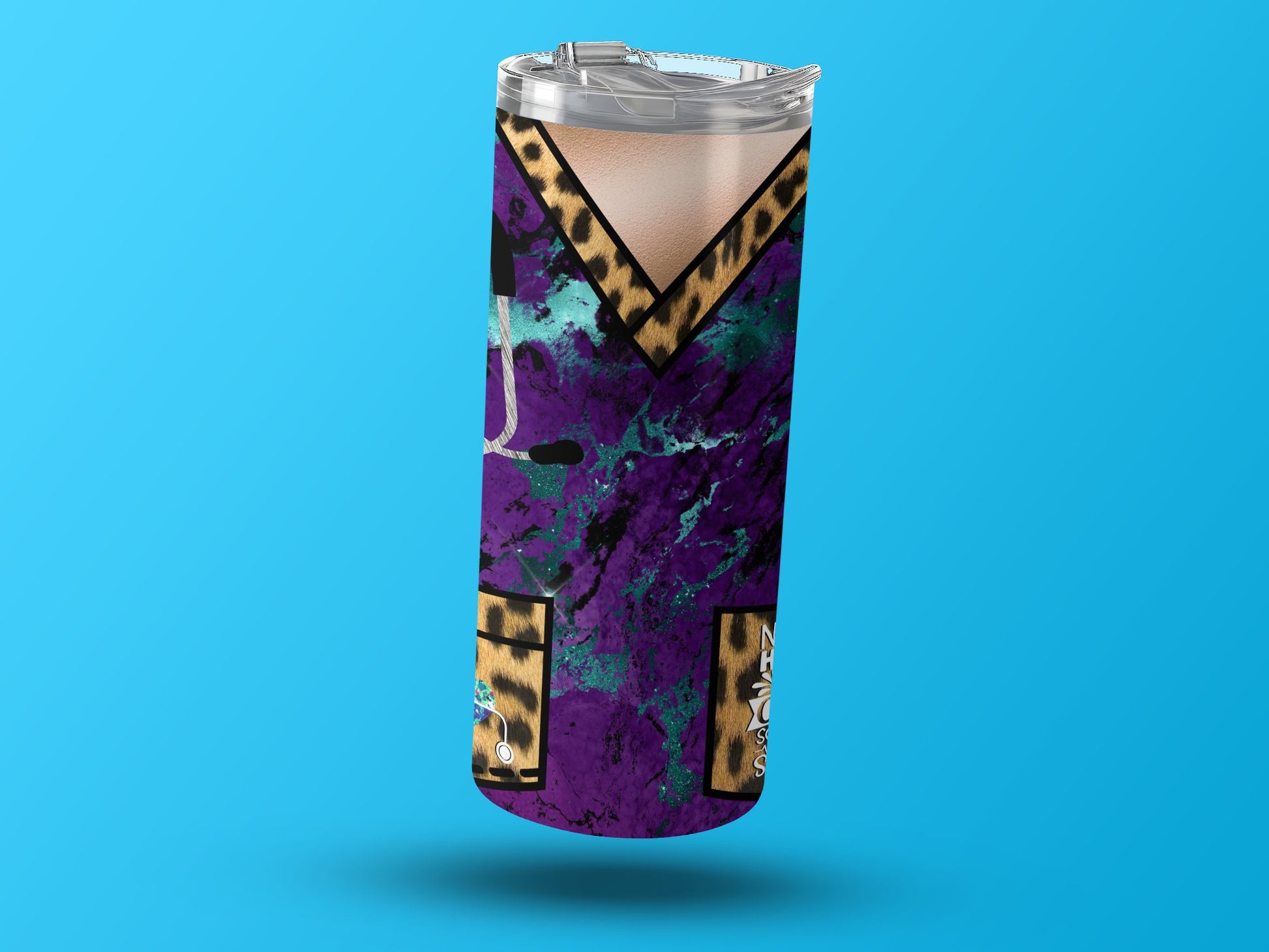 Stylish Colorful Leopard Pattern Design Tumbler product