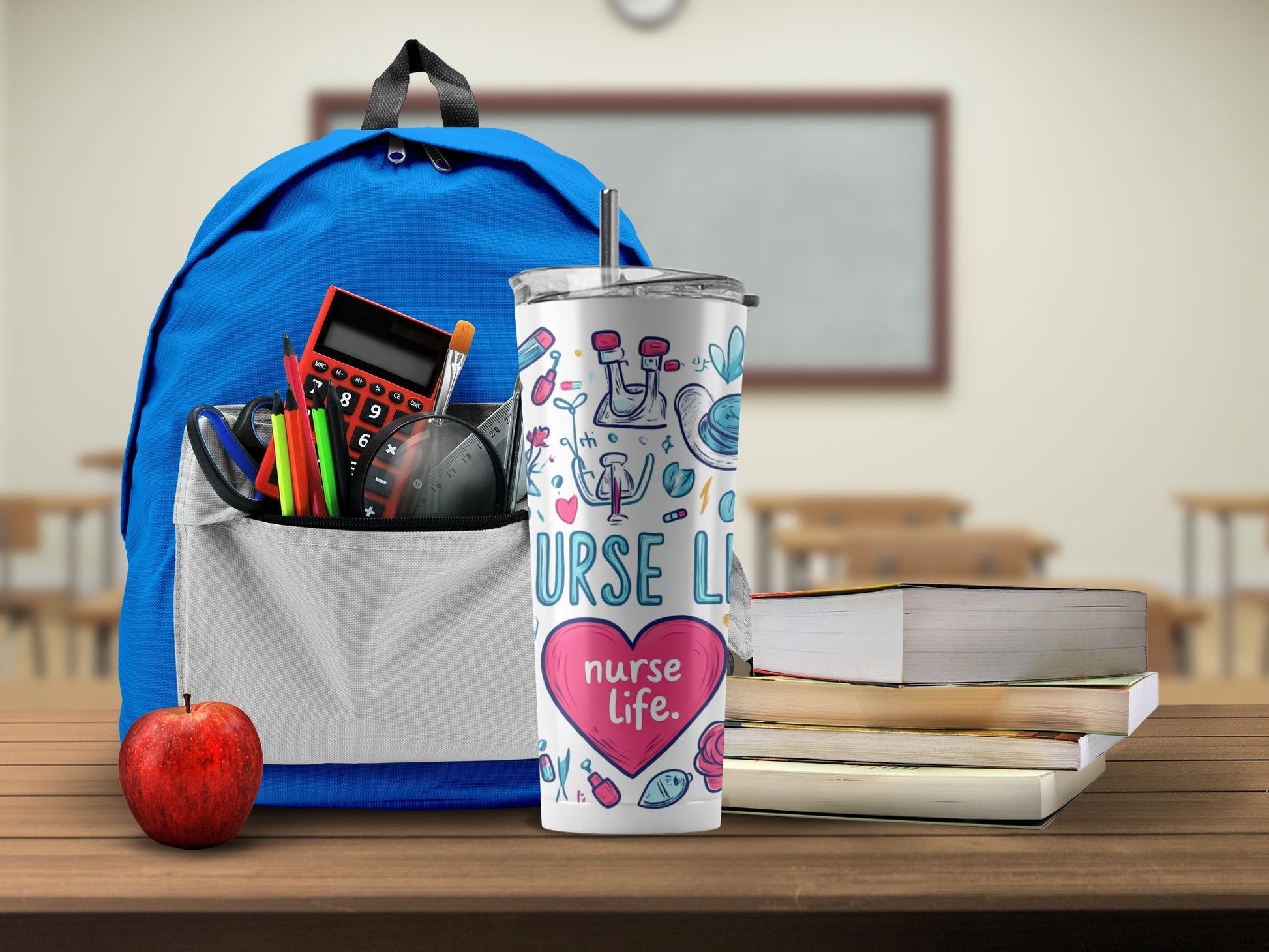 Cute Nurse Life Tumbler for Daily Use School Product