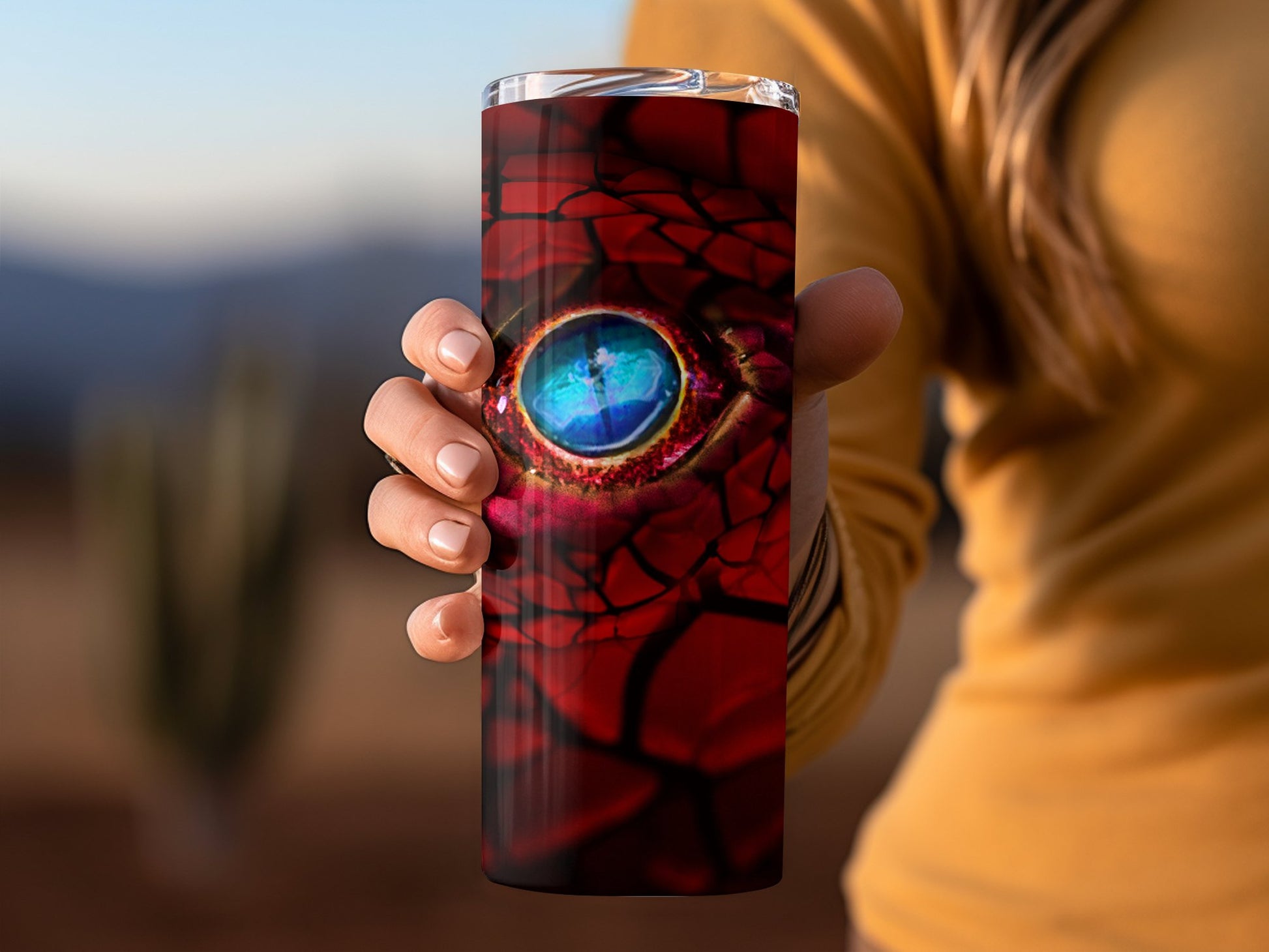 Red Dragon Eye Insulated Travel Tumbler product