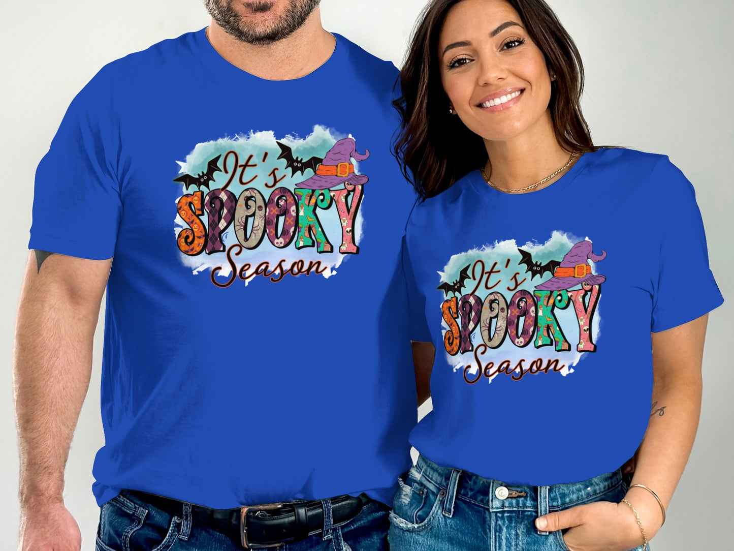 It's Spooky Season Blue Halloween Shirt product type