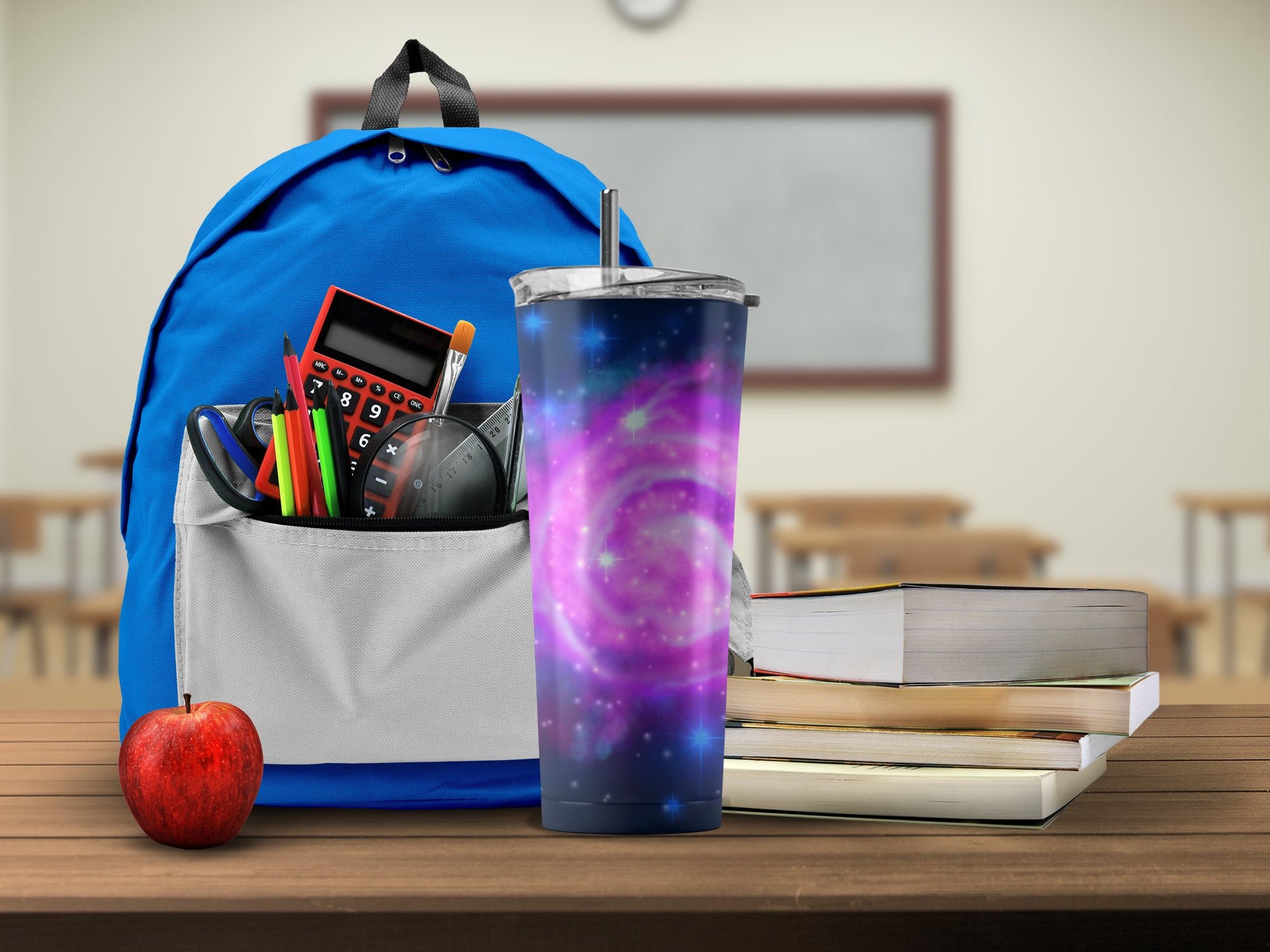 Space Galaxy Theme Insulated Tumbler School product