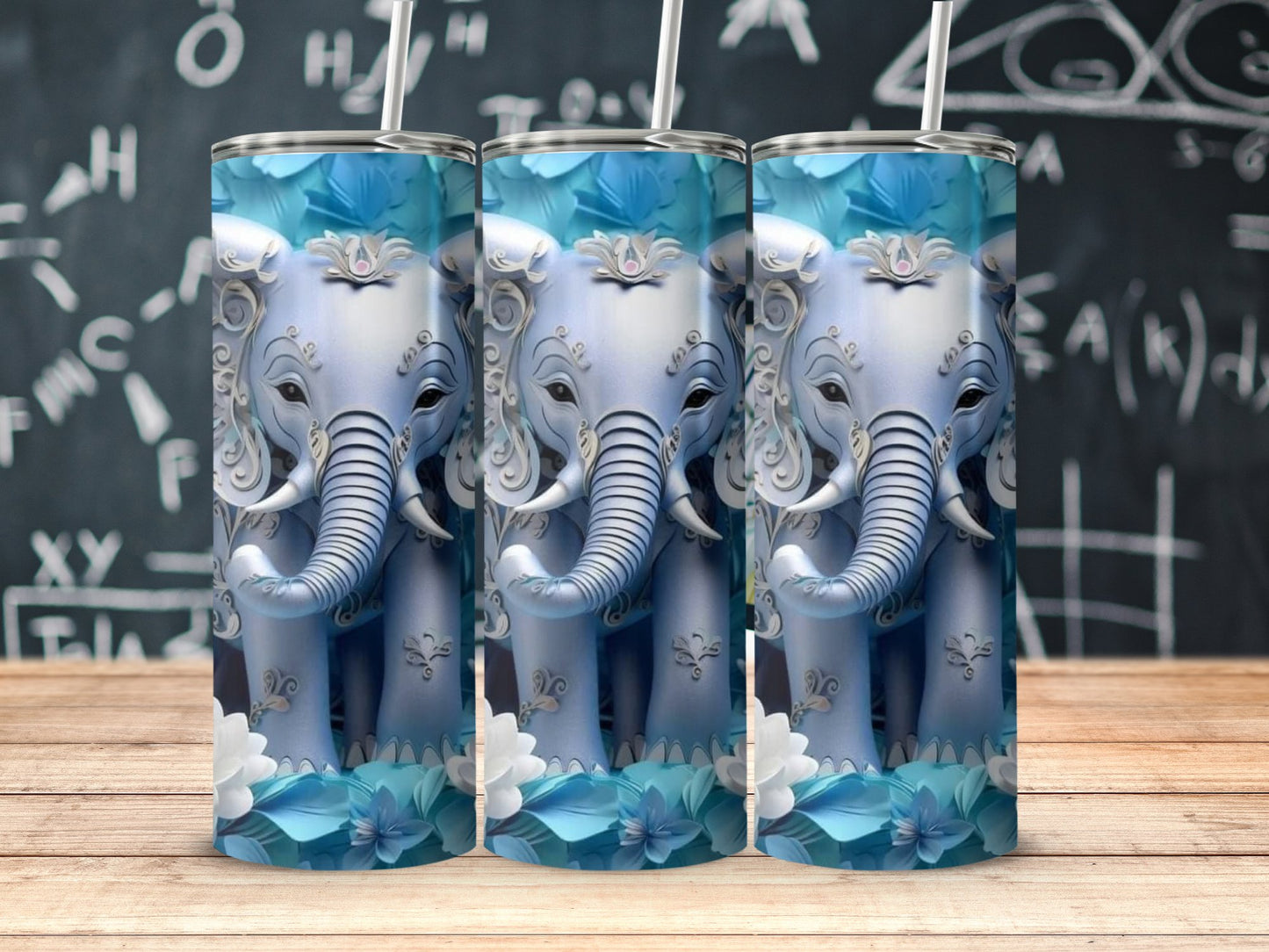 Beautiful 3D Elephant Design Tumbler Cup Product