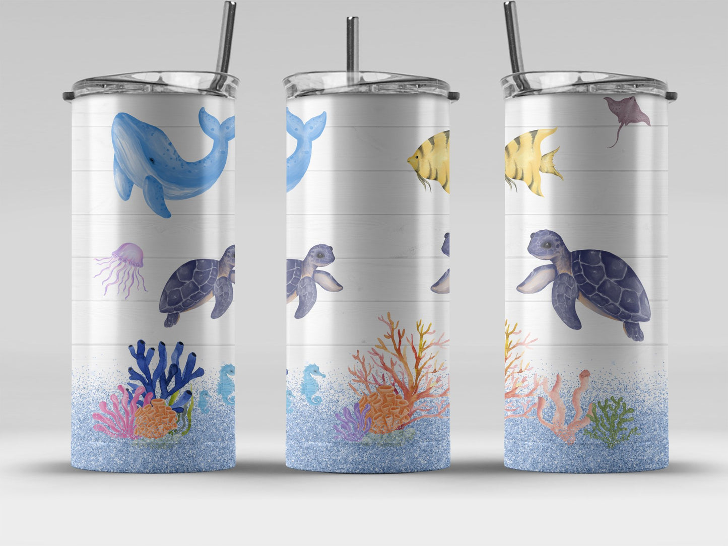 Ocean Creature Design Tumbler Travel Mug product type