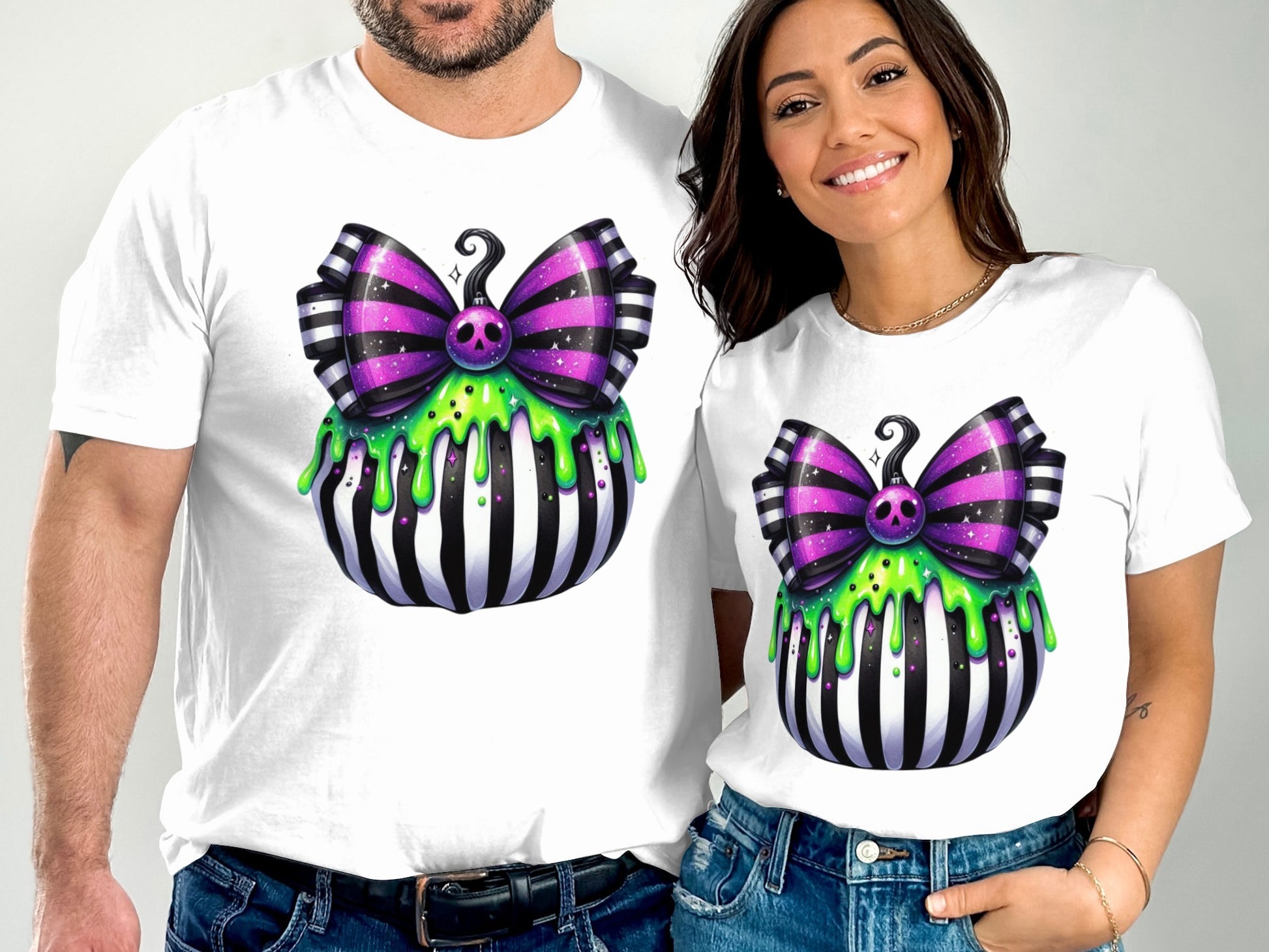 Colorful Dripping Bow Fashionable Graphic Shirt product
