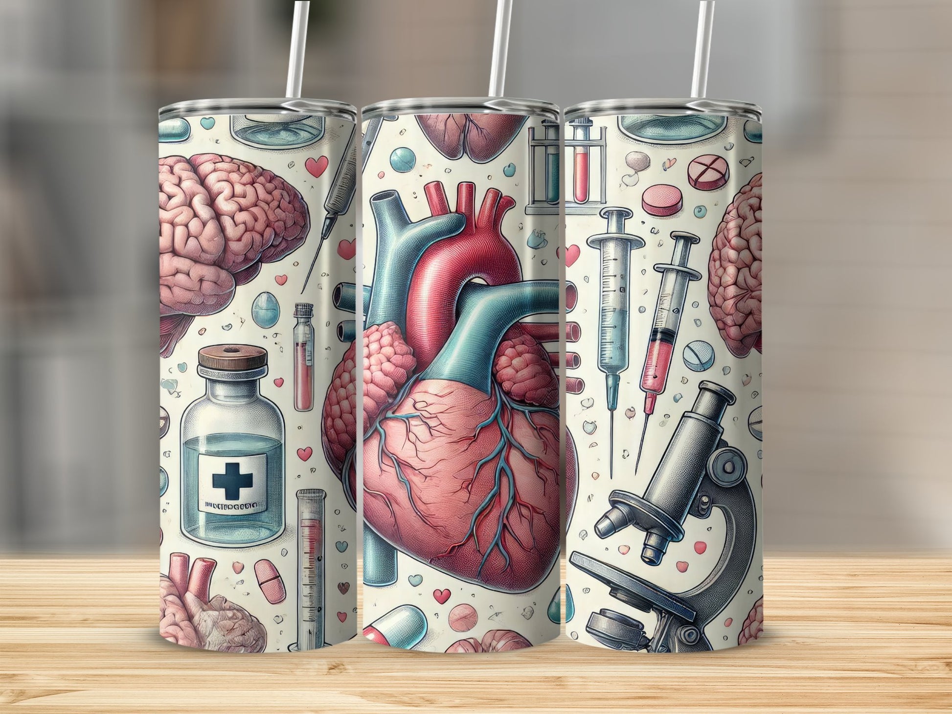 Medical and Anatomical Design Stainless Steel Tumbler product
