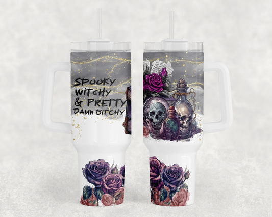 Spooky Witchy & Pretty Damn Bitchy 90629 Tumbler