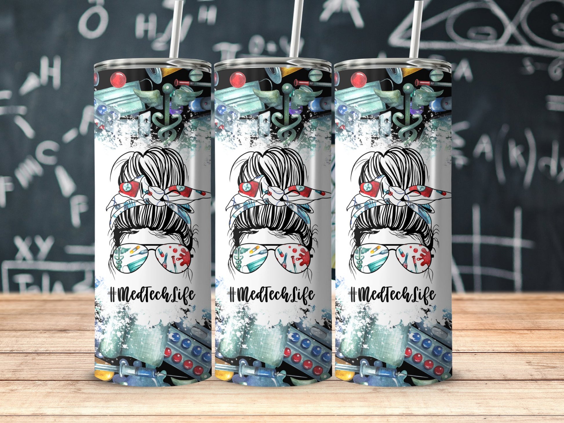 Stylish Med Tech Life Themed 20oz Tumbler product type