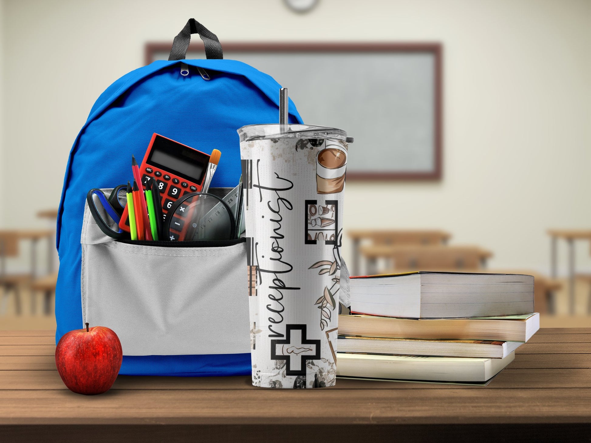 Receptionist Themed Stainless Steel Tumbler product type