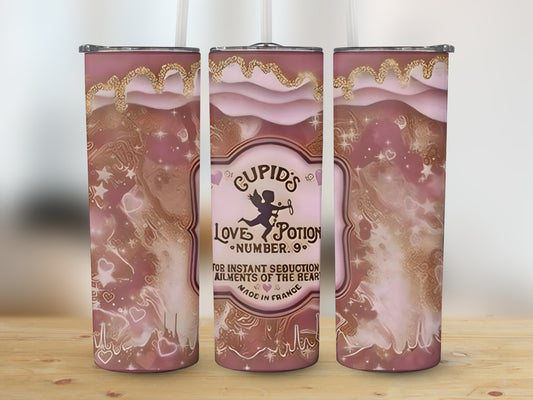 Cupid's Love Potion Number 9 (Valentine Tumbler)