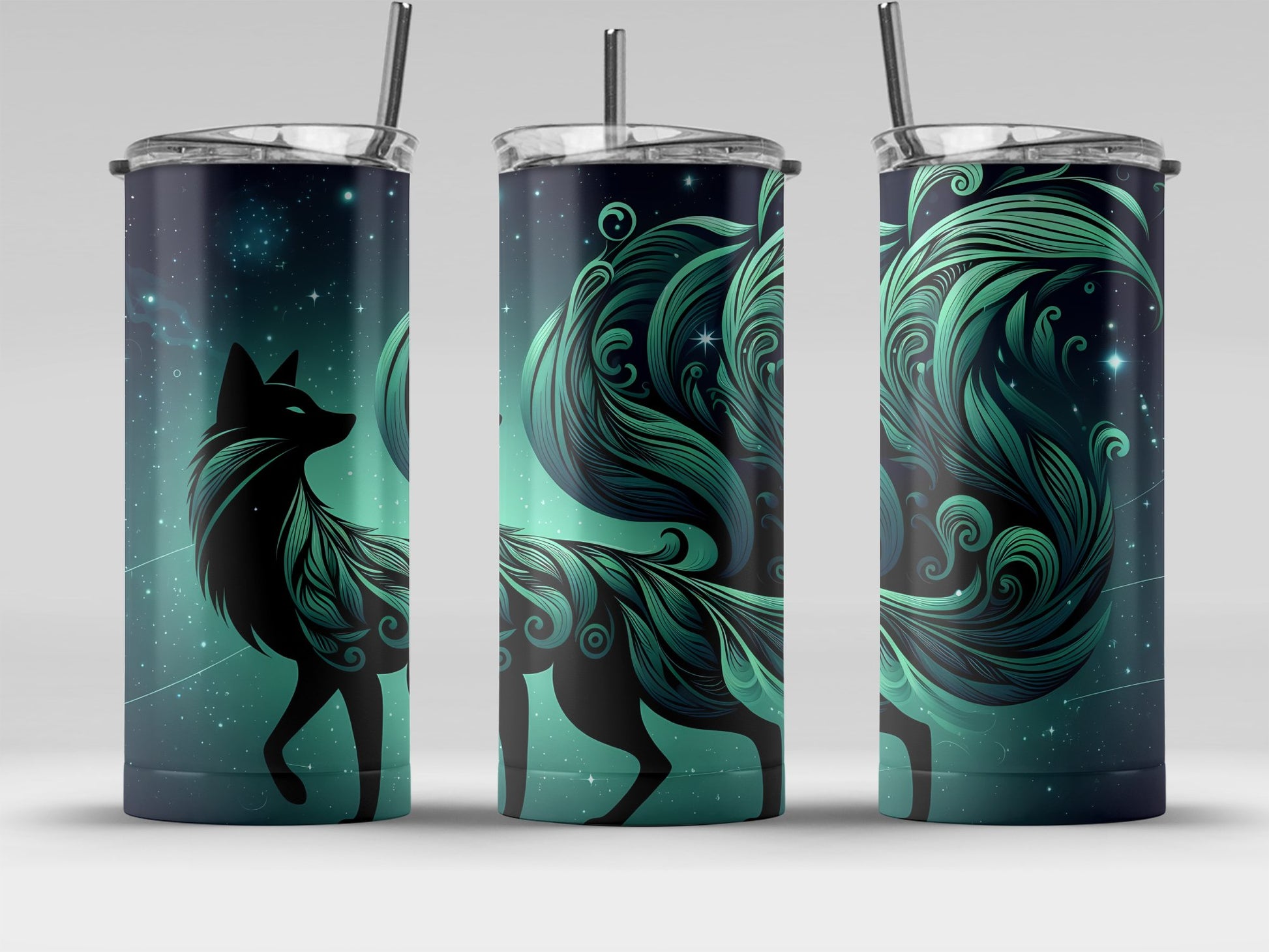 Mystical Fox Galaxy Insulated Tumbler product