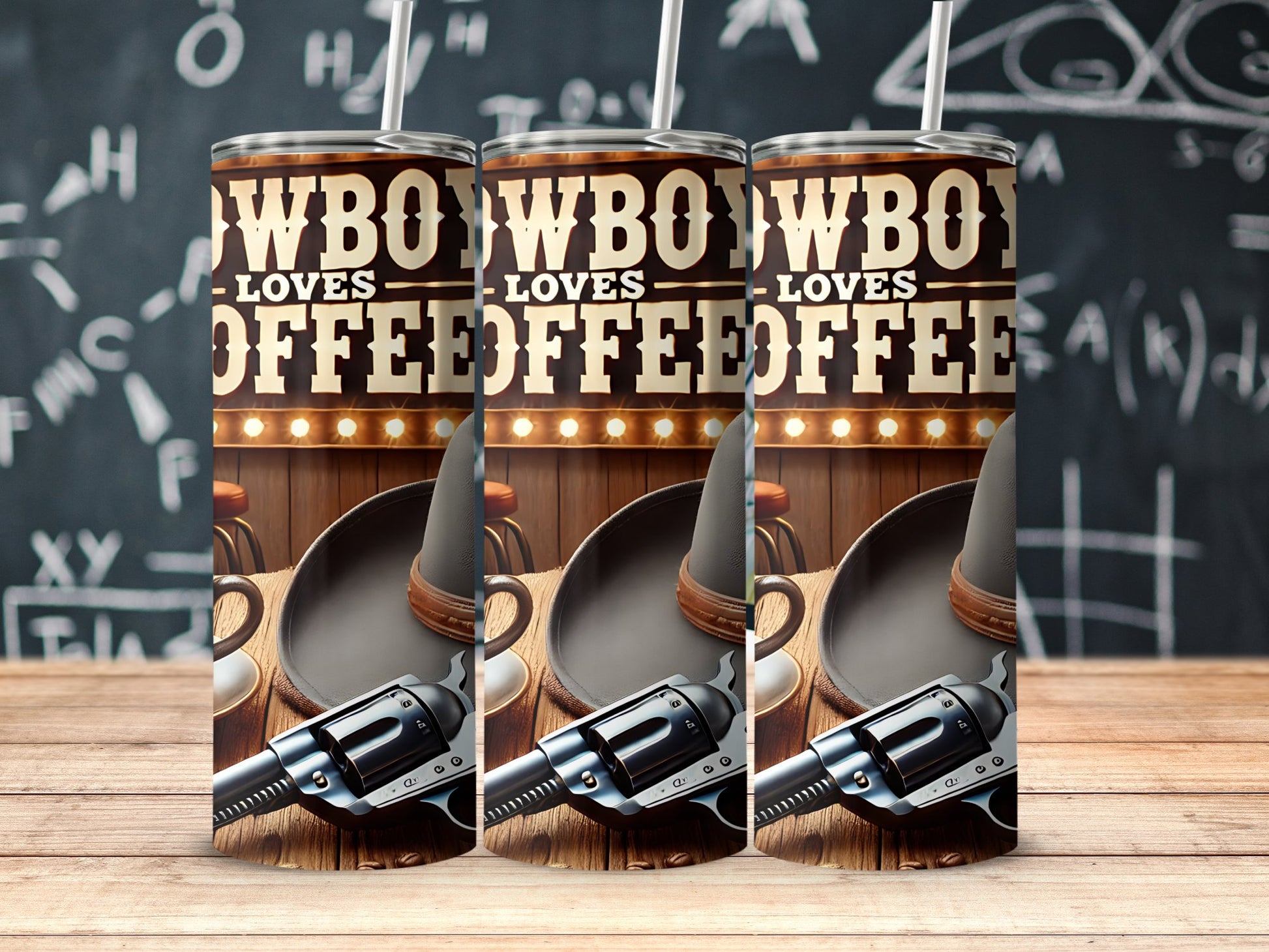 Cowboy Loves Coffee Tumbler Stainless Steel product type