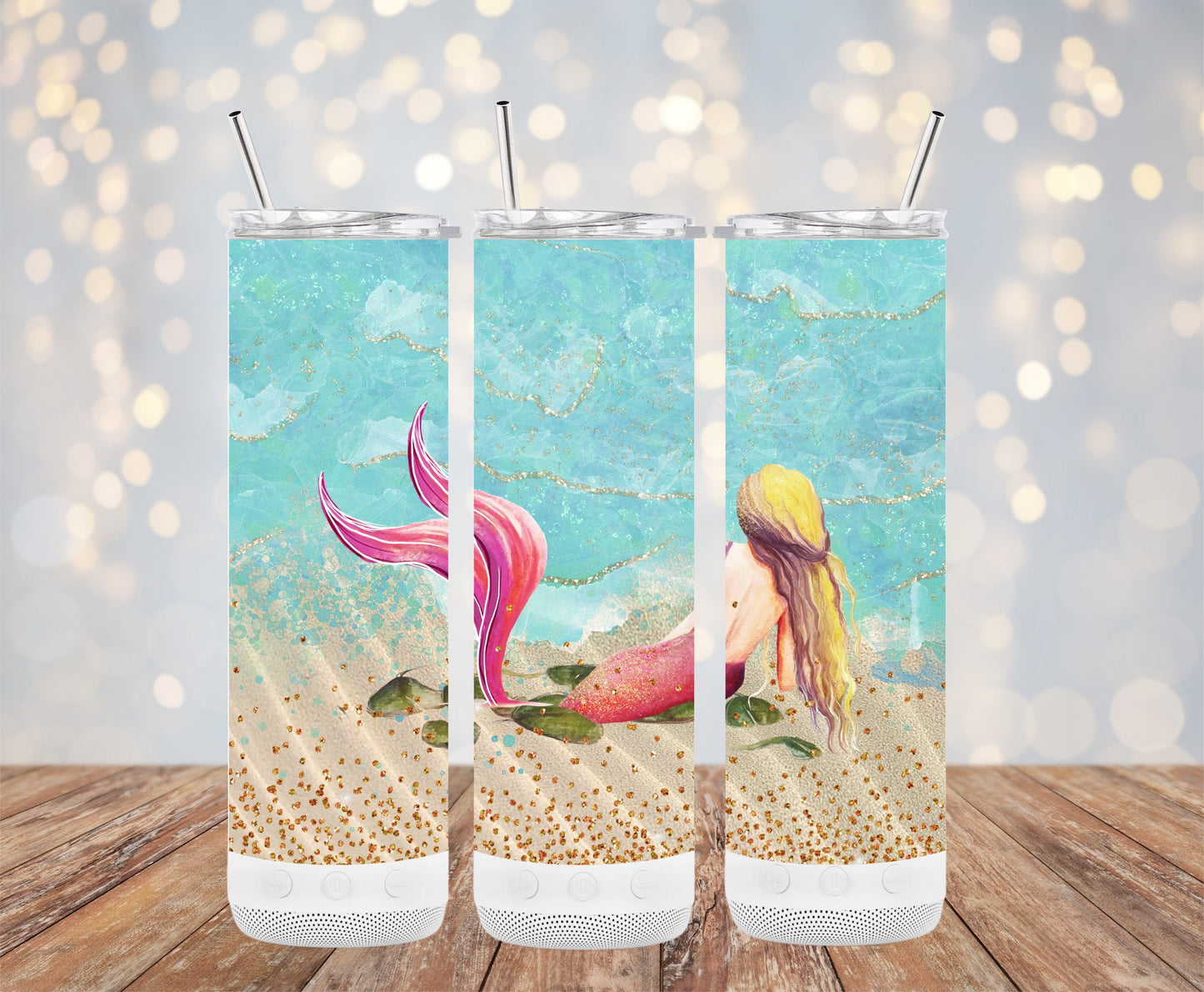 Mermaid Design Tumbler Perfect for Beach Enthusiasts product