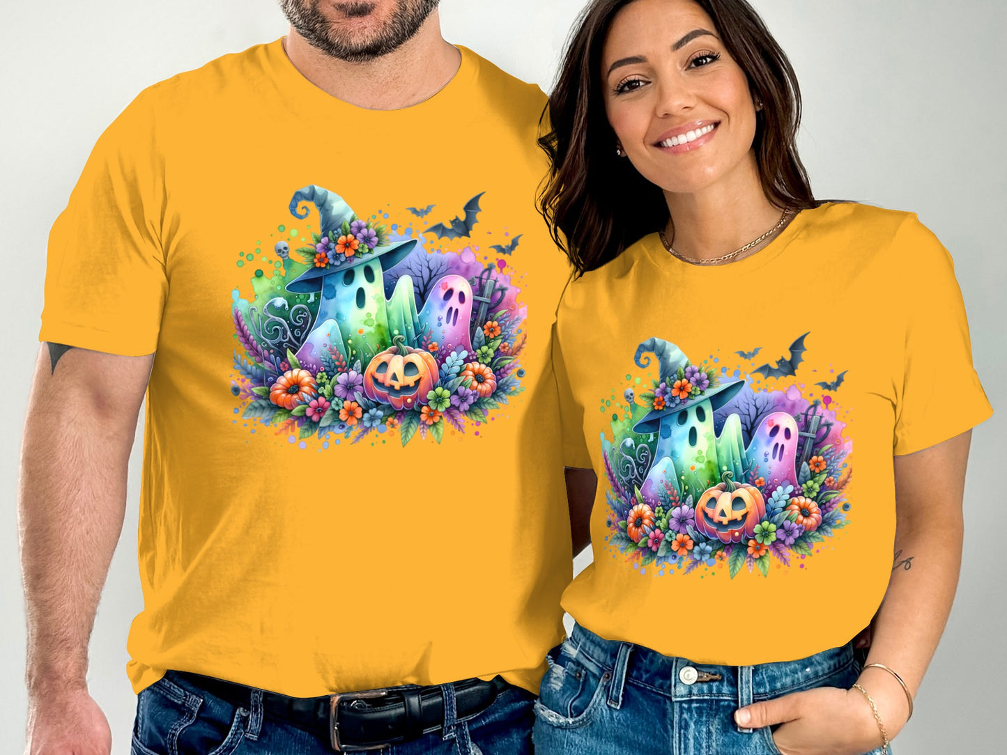Halloween Haunted House and Pumpkins T-Shirt product