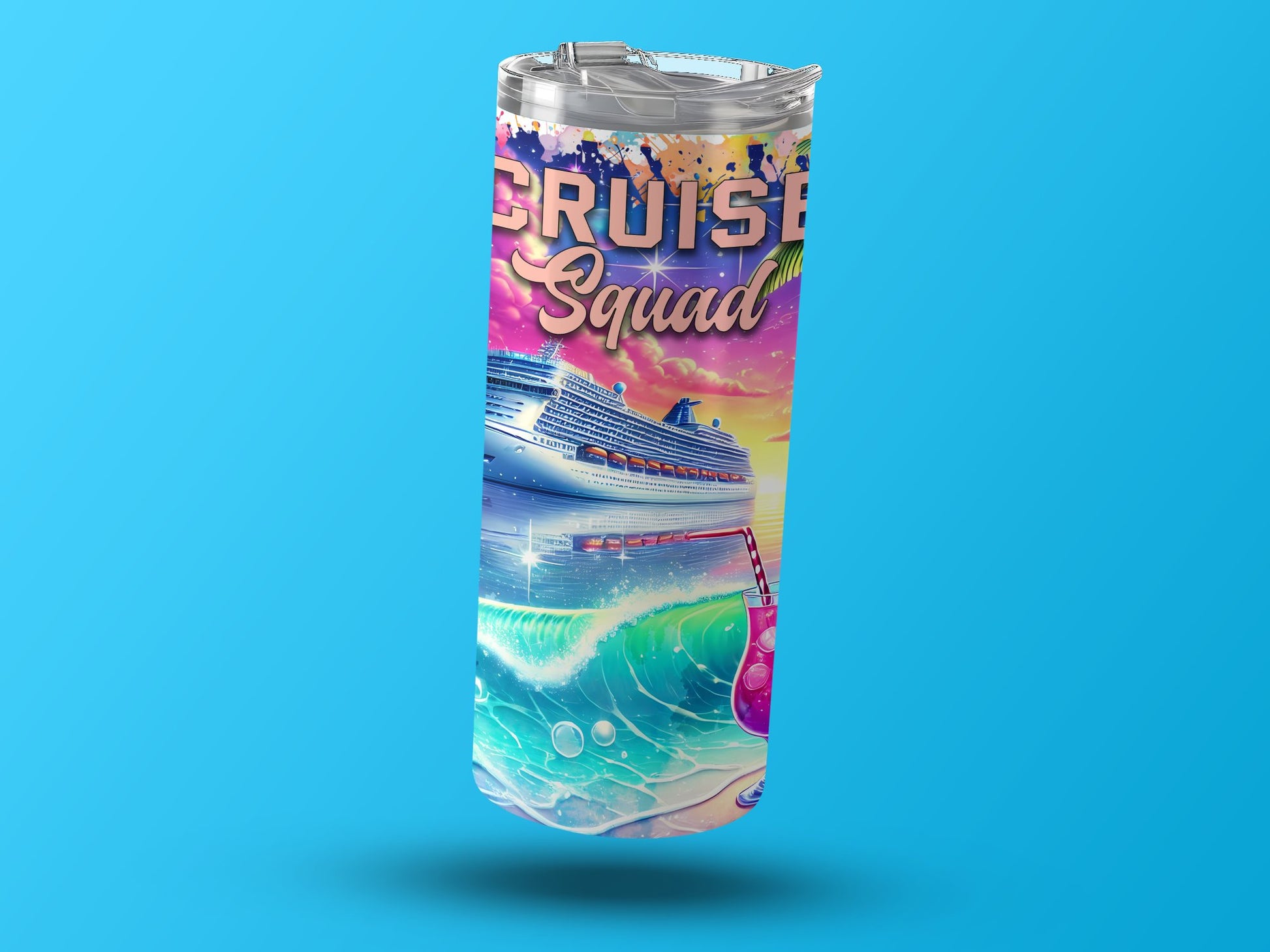 Cruise Squad Tropical Ocean Scene Tumbler product