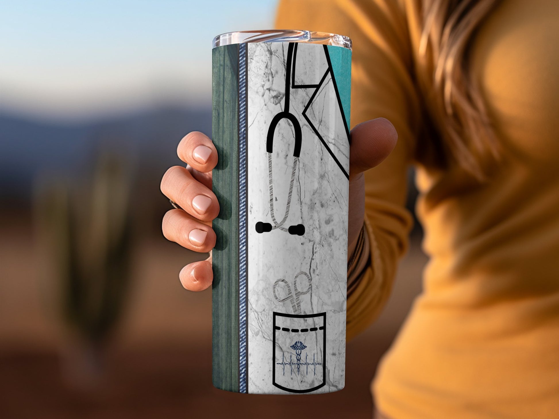 Doctor Stethoscope Design Insulated Tumbler product