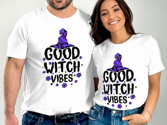 Good Witch Vibes Graphic Halloween T-shirt product